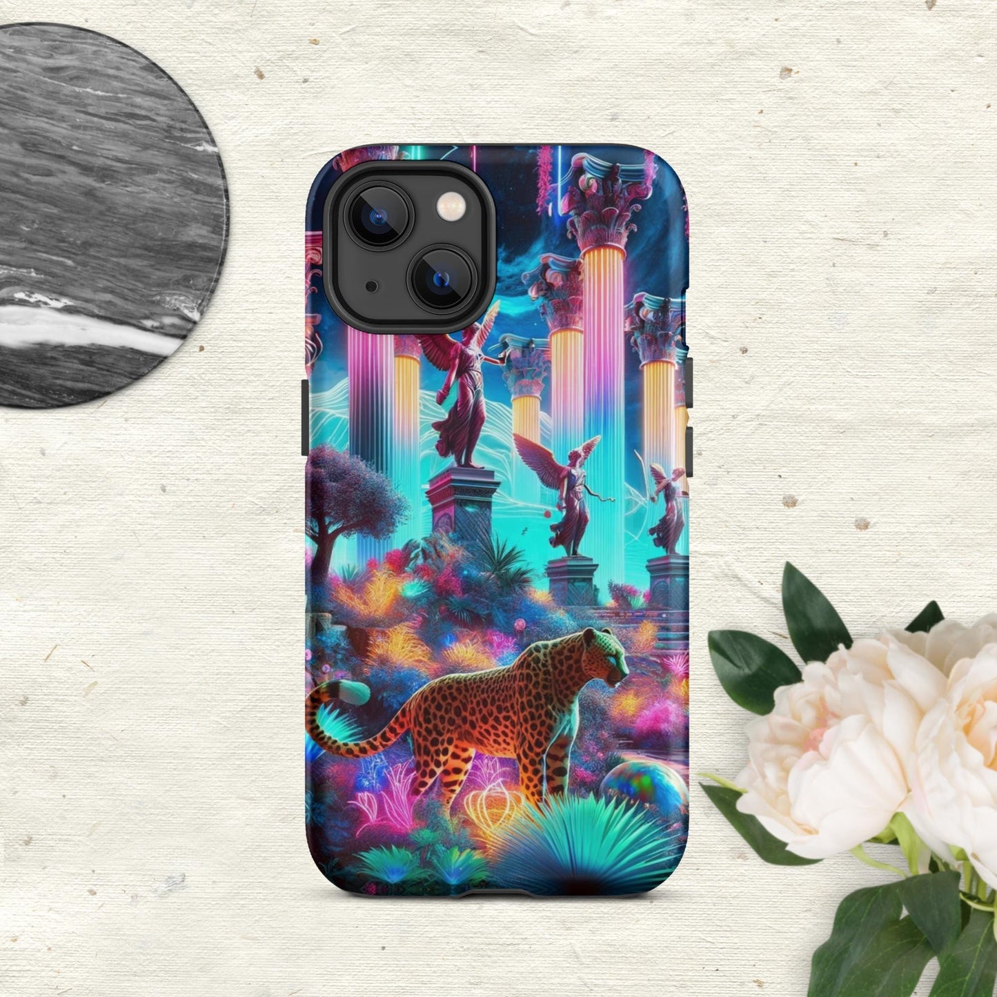 The Hologram Hook Up Matte / iPhone 13 Neon Wonder Tough Case for iPhone®