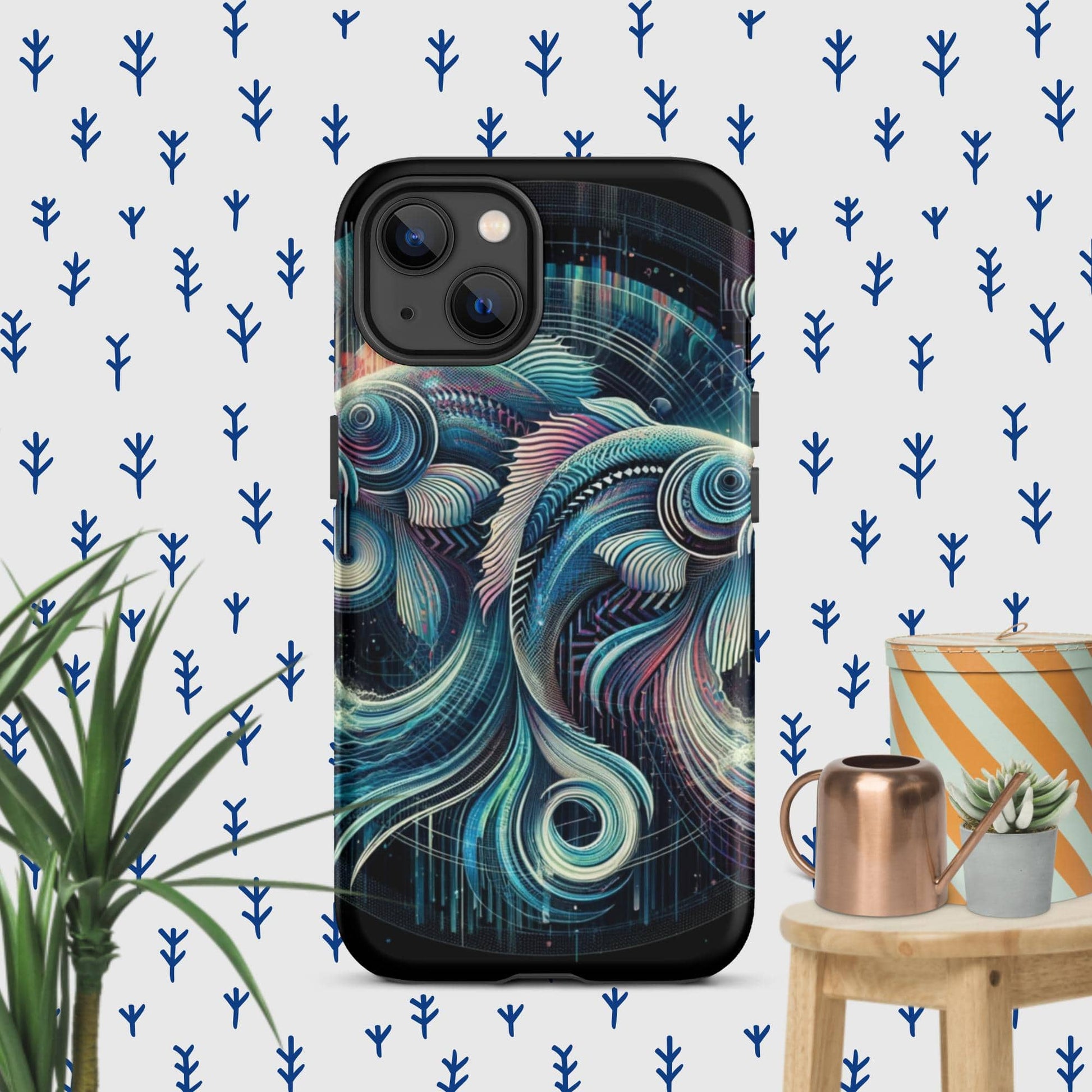 The Hologram Hook Up Matte / iPhone 13 Pisces Tough Case for iPhone®
