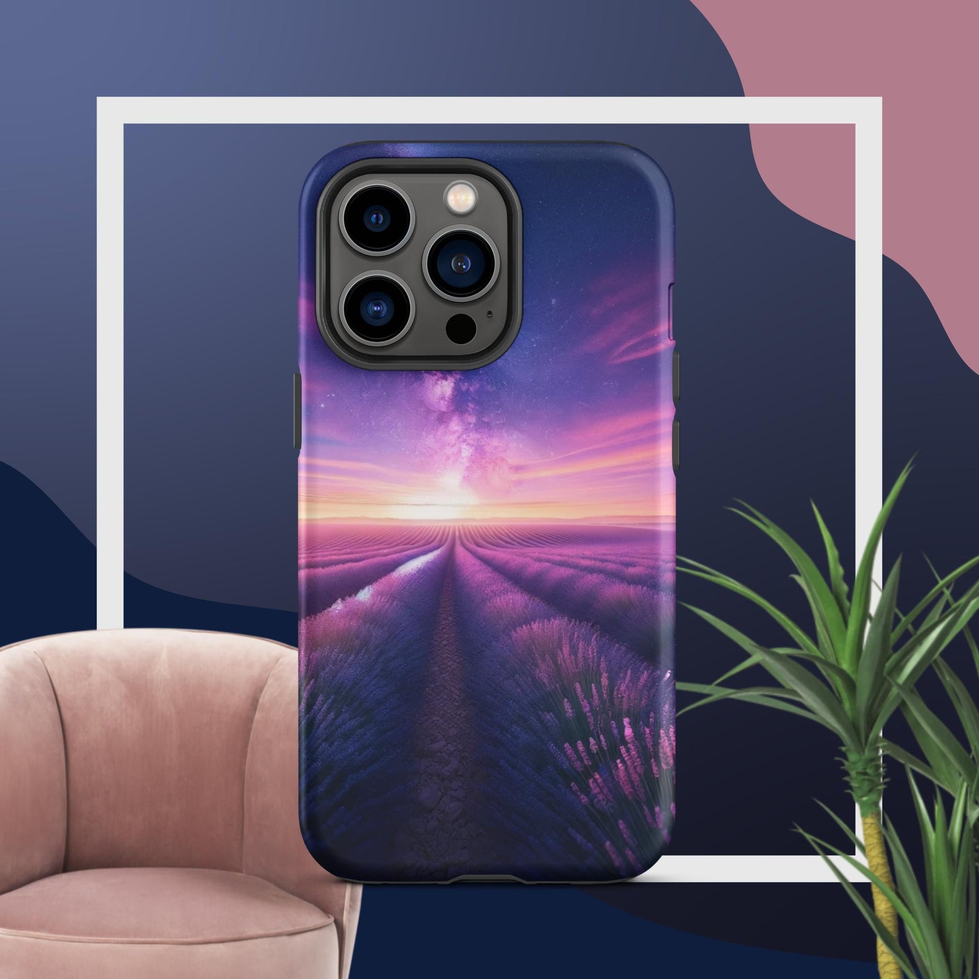 The Hologram Hook Up Matte / iPhone 13 Pro Lavender Fields Forever Tough Case for iPhone®