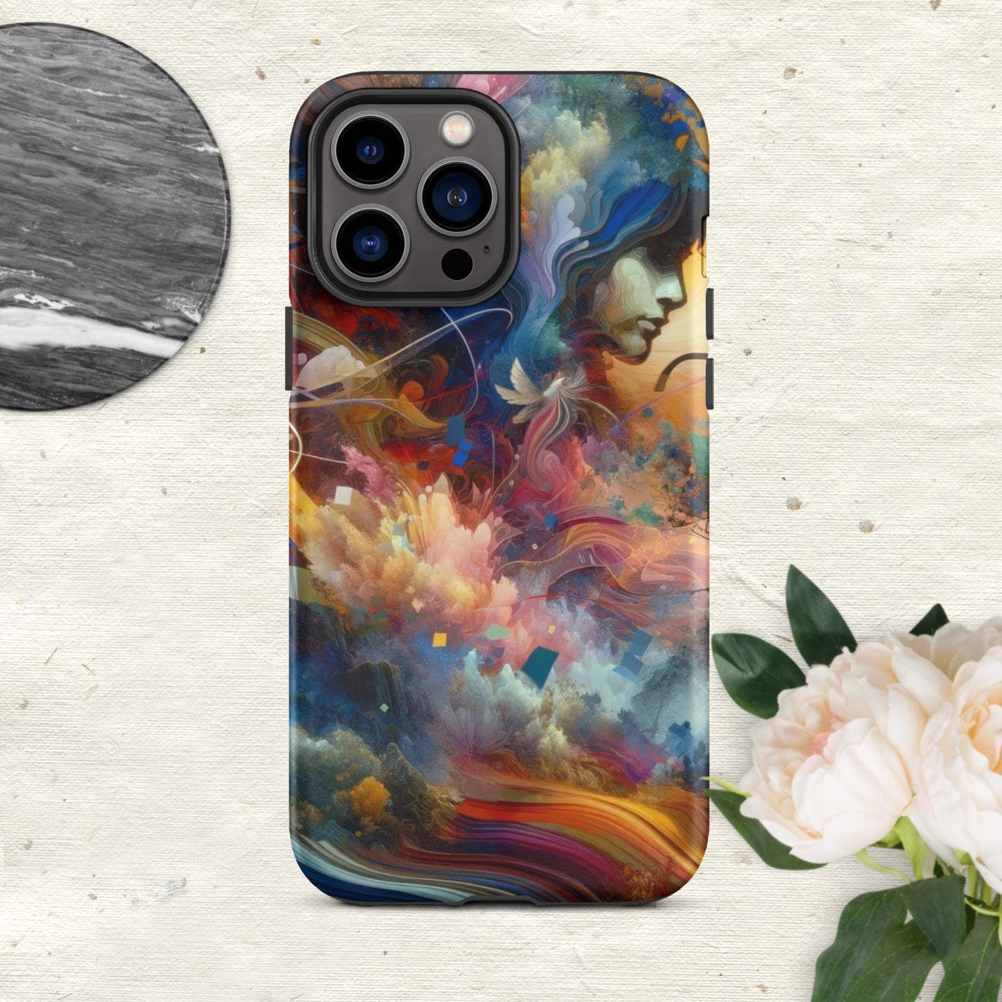 The Hologram Hook Up Matte / iPhone 13 Pro Max Blossoming Mind Tough Case for iPhone®