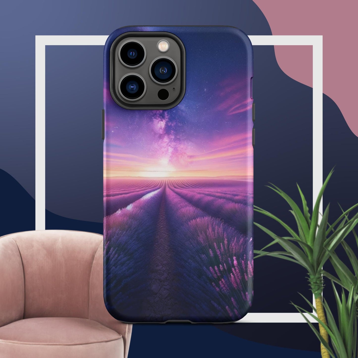 The Hologram Hook Up Matte / iPhone 13 Pro Max Lavender Fields Forever Tough Case for iPhone®