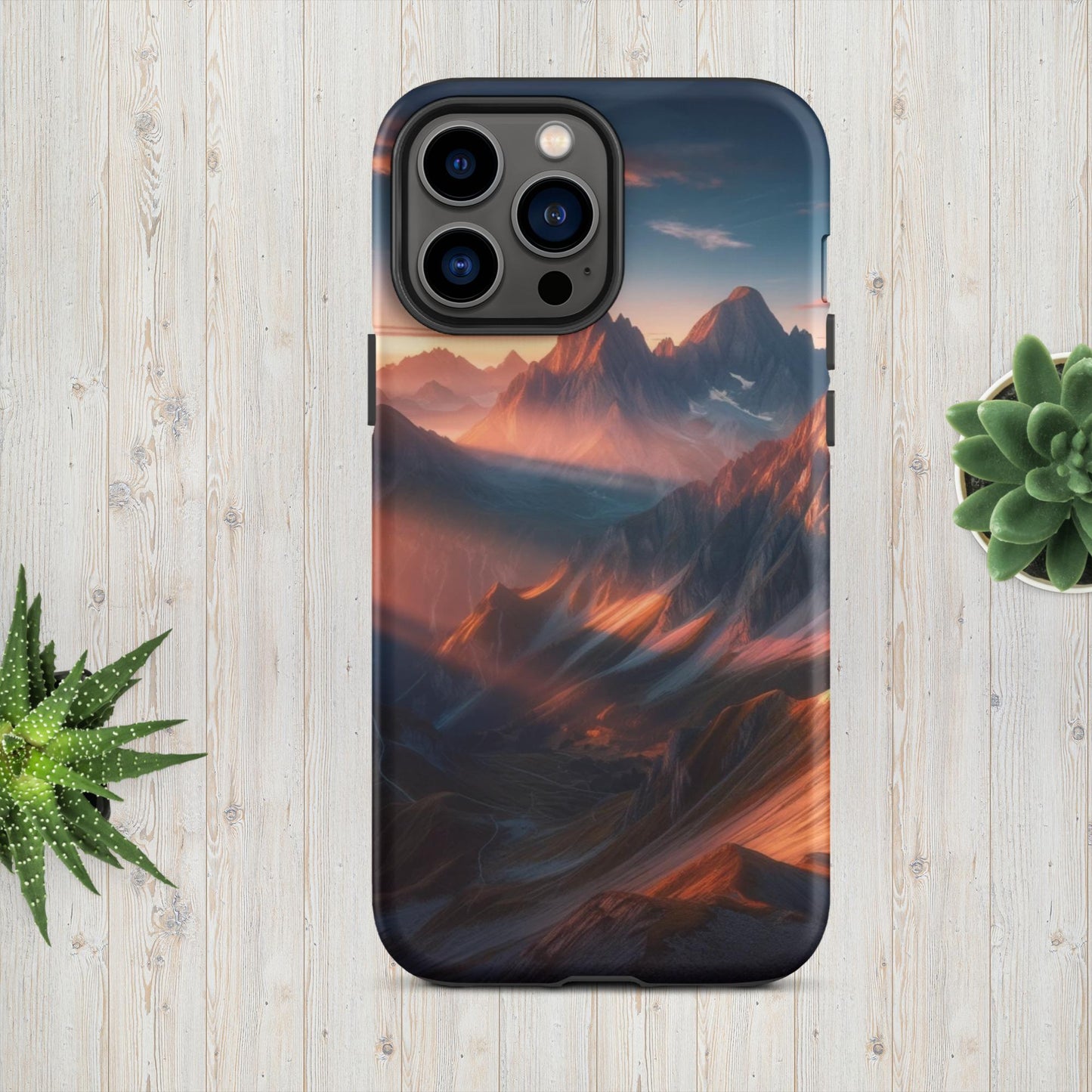 The Hologram Hook Up Matte / iPhone 13 Pro Max Mountain Mornings Tough Case for iPhone®