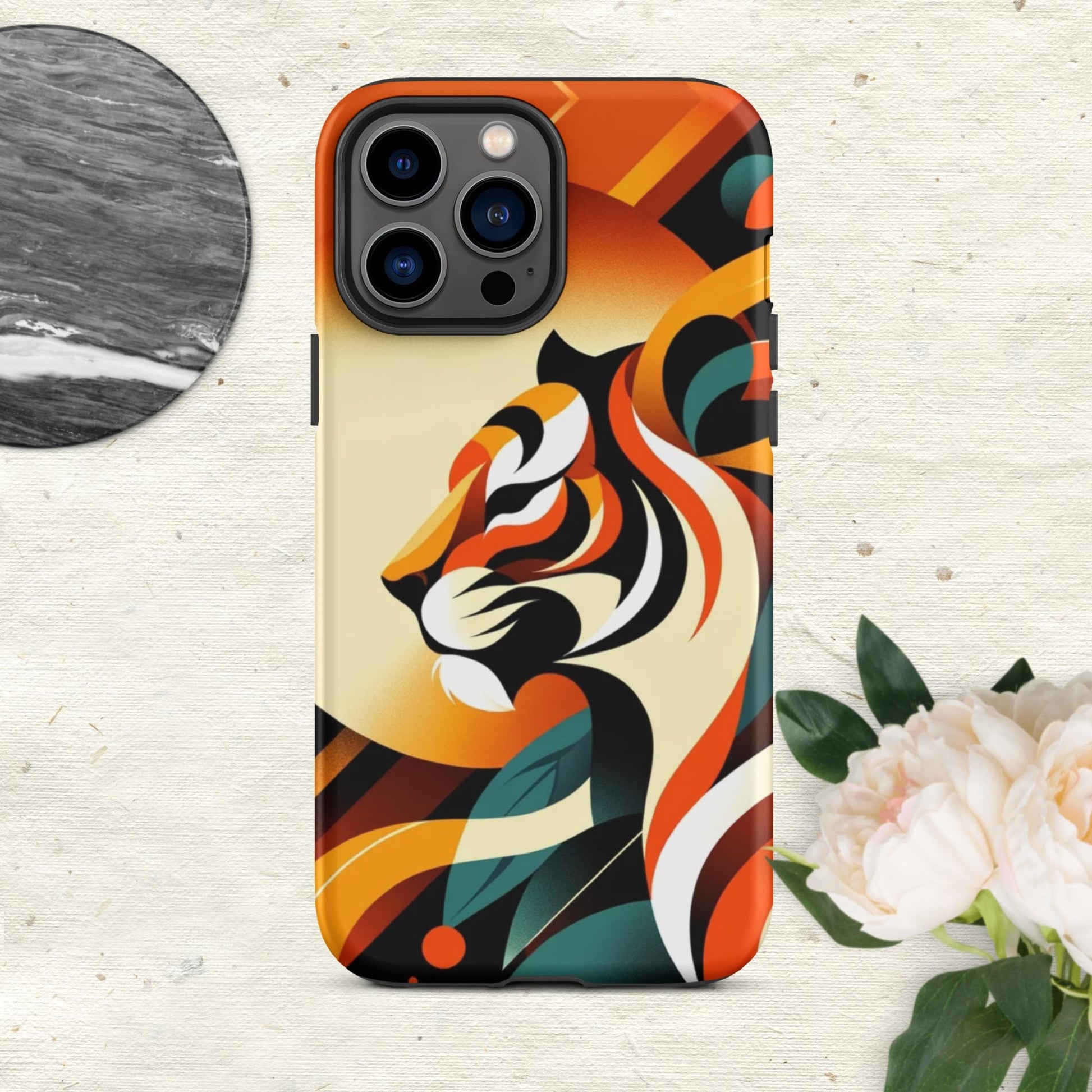 The Hologram Hook Up Matte / iPhone 13 Pro Max Tiger Icon Tough Case for iPhone®