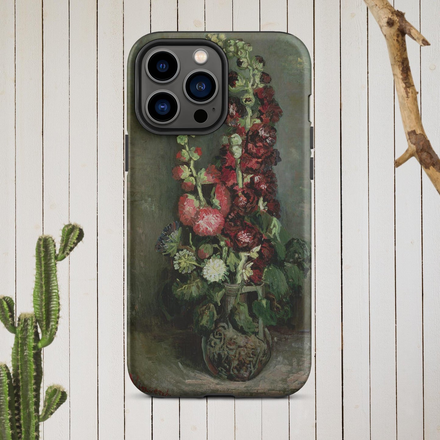 The Hologram Hook Up Matte / iPhone 13 Pro Max Vincent's Hollyhocks Tough Case for iPhone®