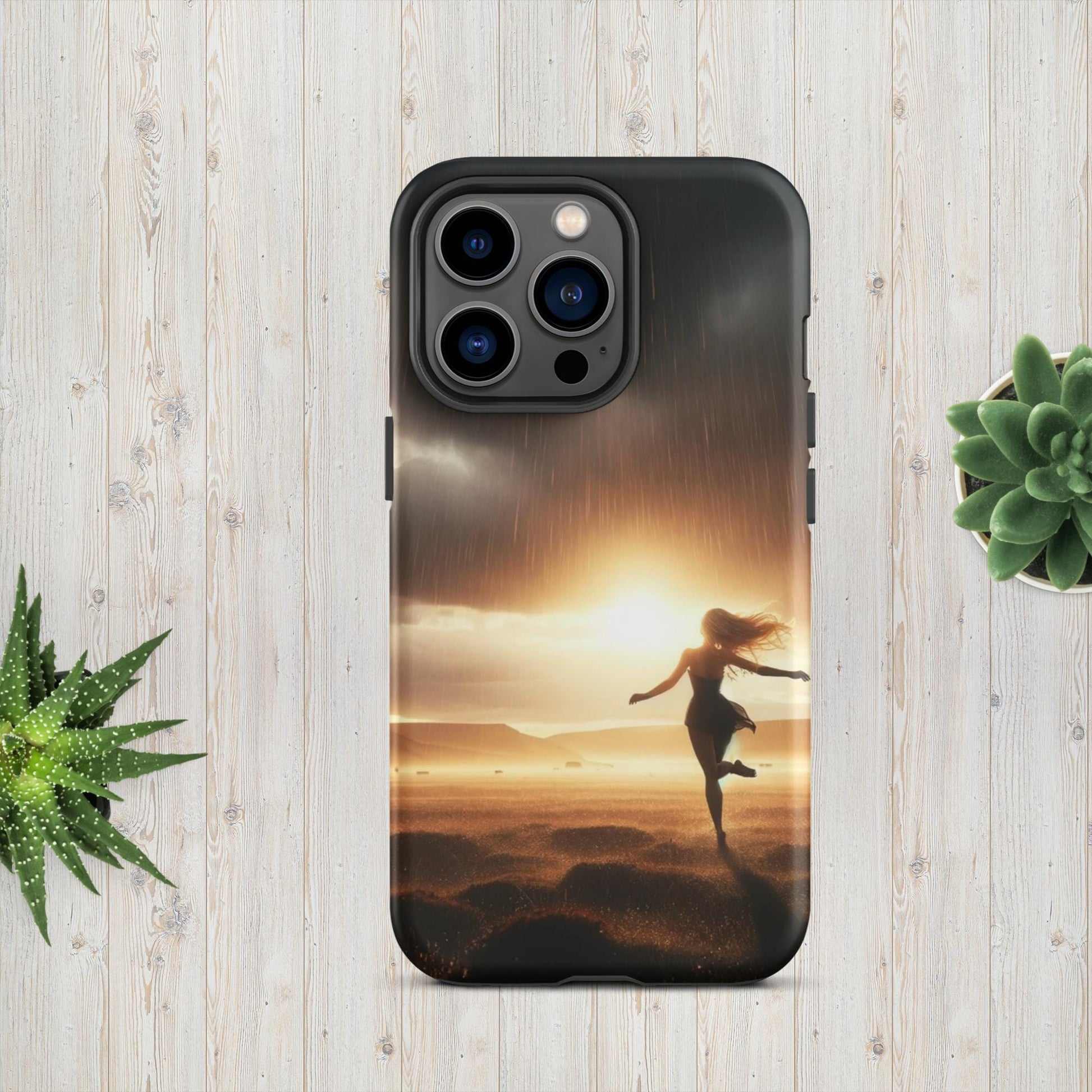 The Hologram Hook Up Matte / iPhone 13 Pro Rain Dancer Tough Case for iPhone®