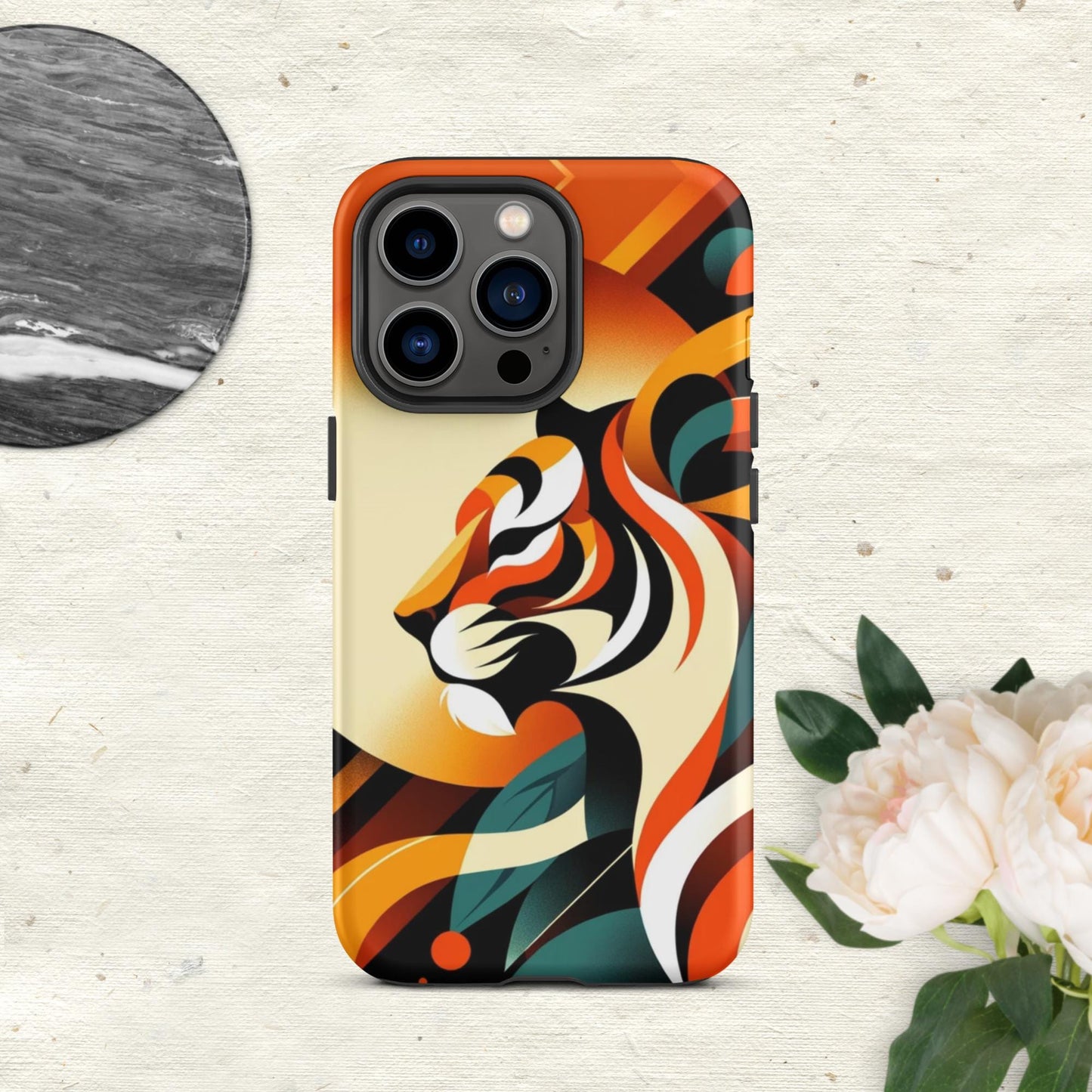 The Hologram Hook Up Matte / iPhone 13 Pro Tiger Icon Tough Case for iPhone®