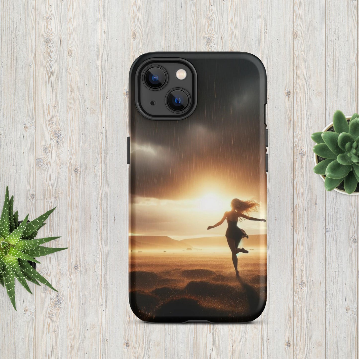 The Hologram Hook Up Matte / iPhone 13 Rain Dancer Tough Case for iPhone®