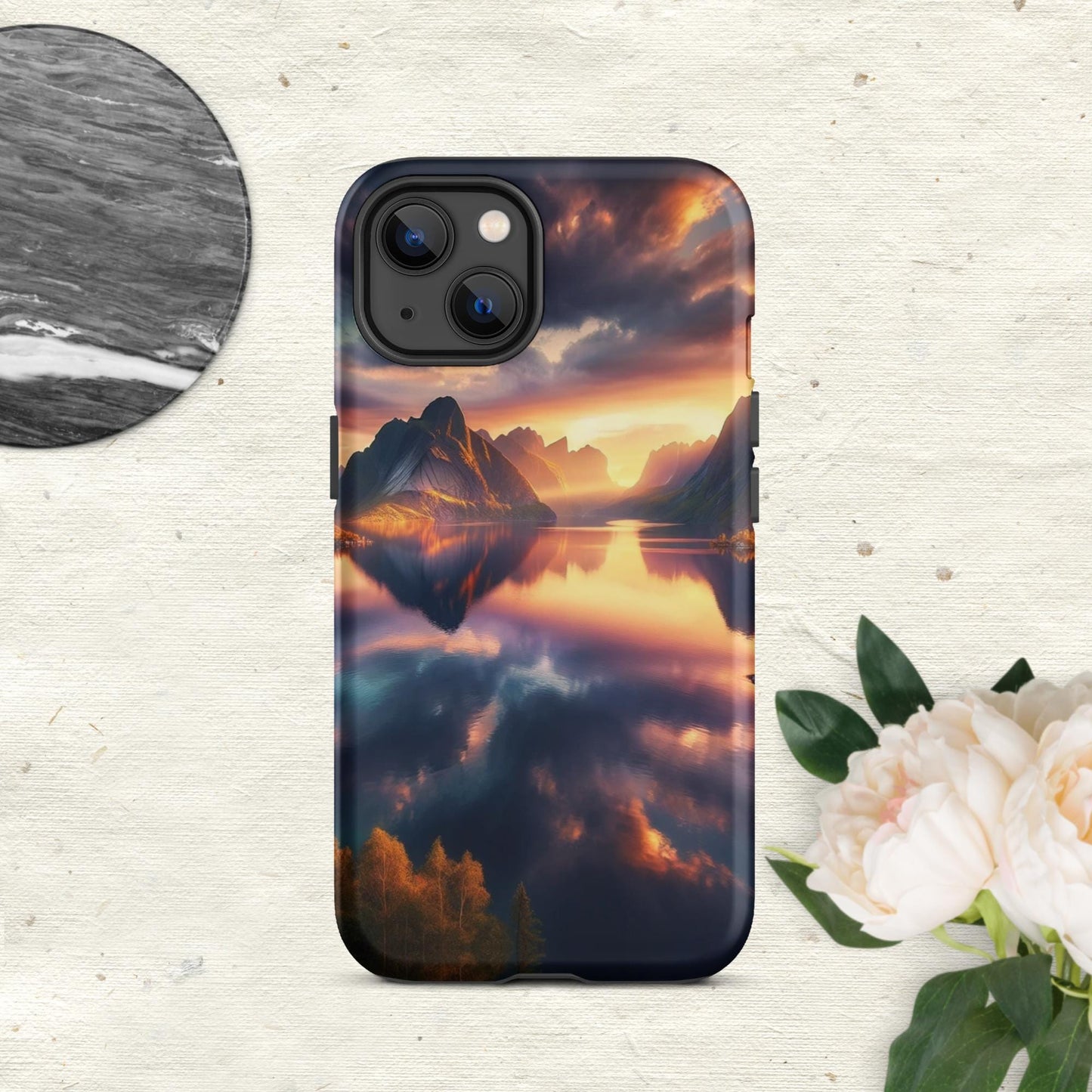 The Hologram Hook Up Matte / iPhone 13 Rivers of Reflection Tough Case for iPhone®