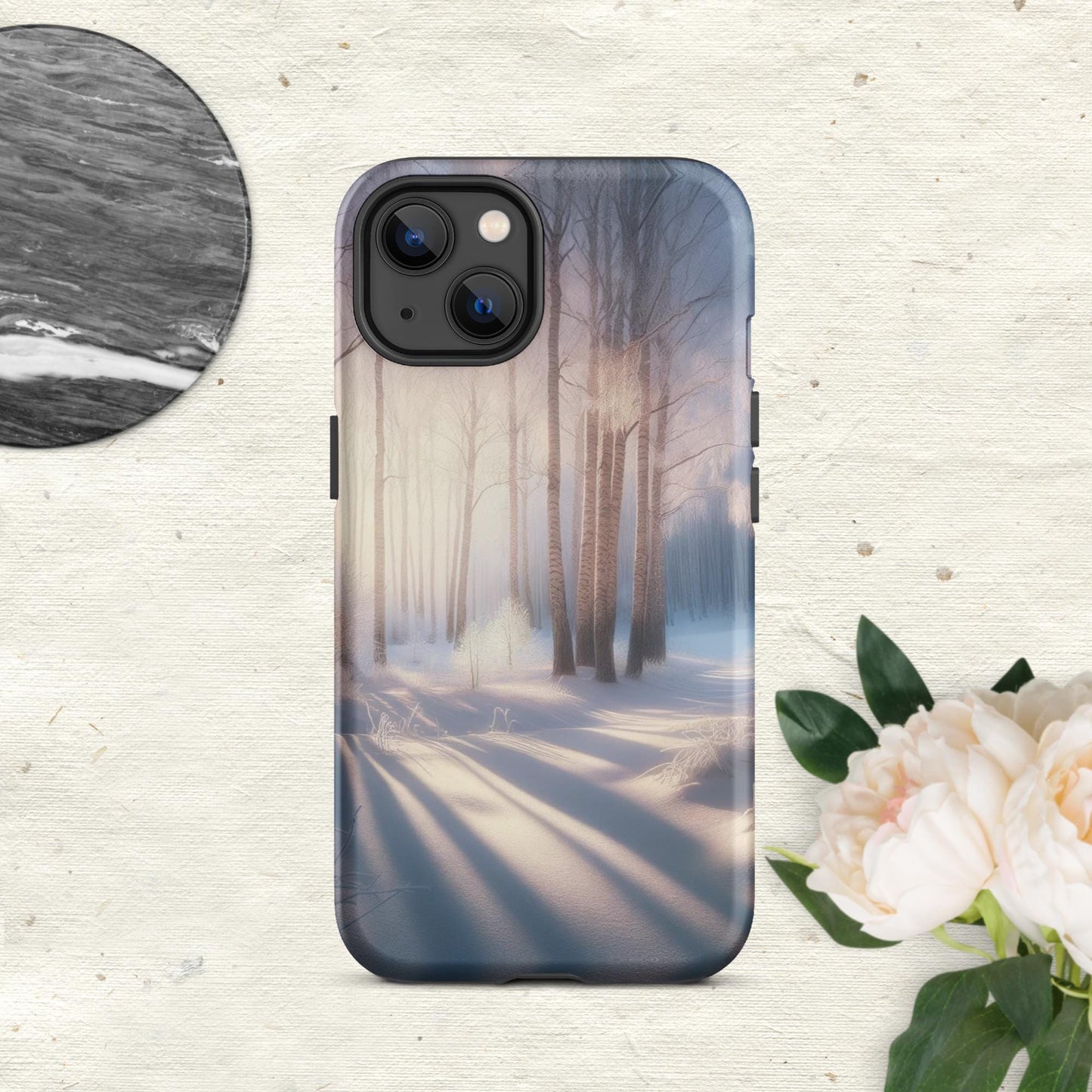The Hologram Hook Up Matte / iPhone 13 Snowy Escapade Tough Case for iPhone®