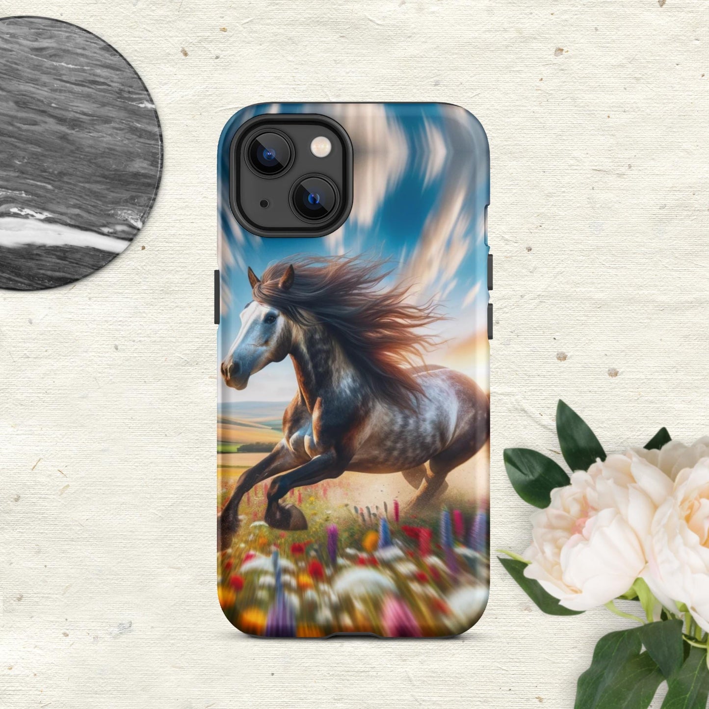 The Hologram Hook Up Matte / iPhone 13 Speed Horse Tough Case for iPhone®