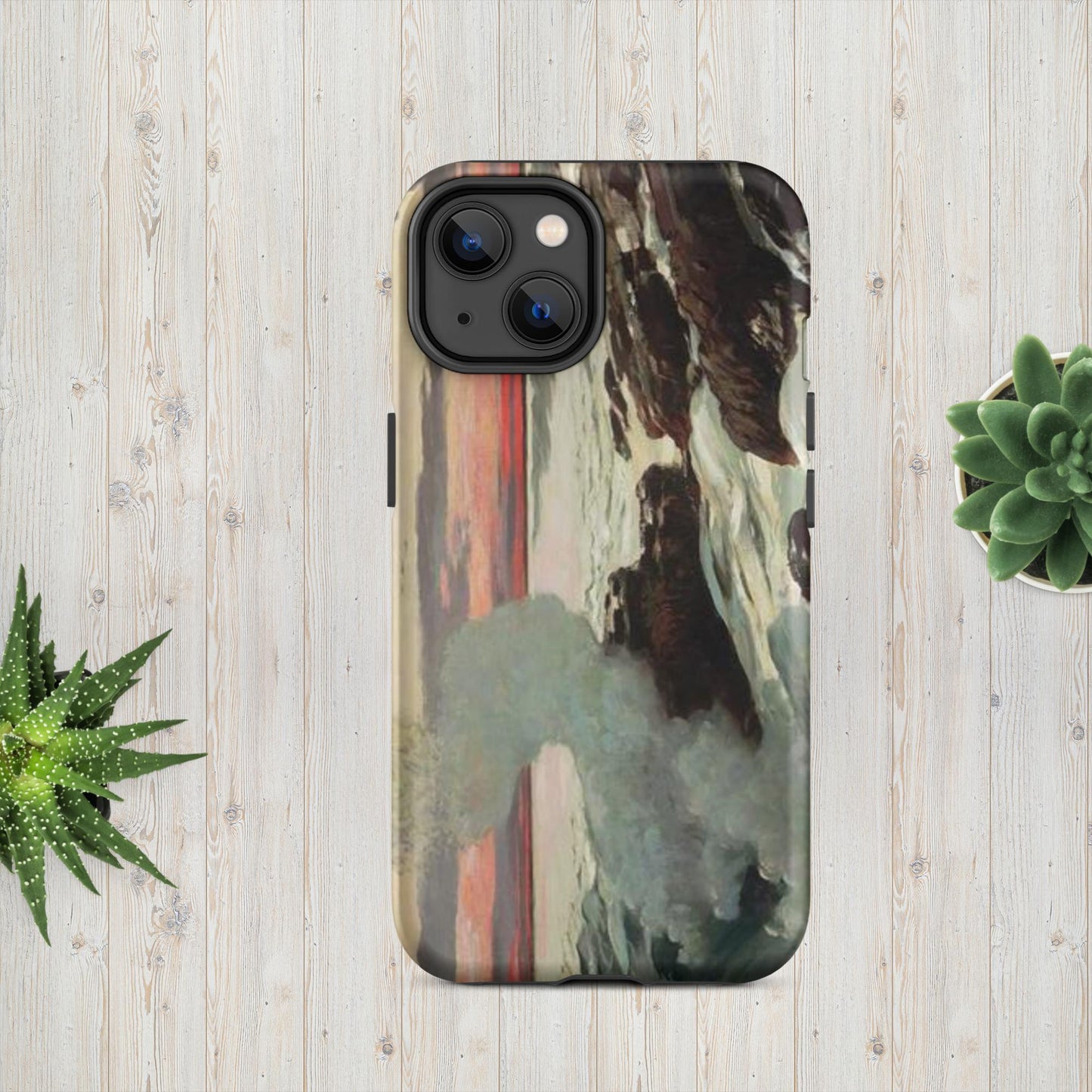 The Hologram Hook Up Matte / iPhone 14 Homer's West Point Tough Case for iPhone®