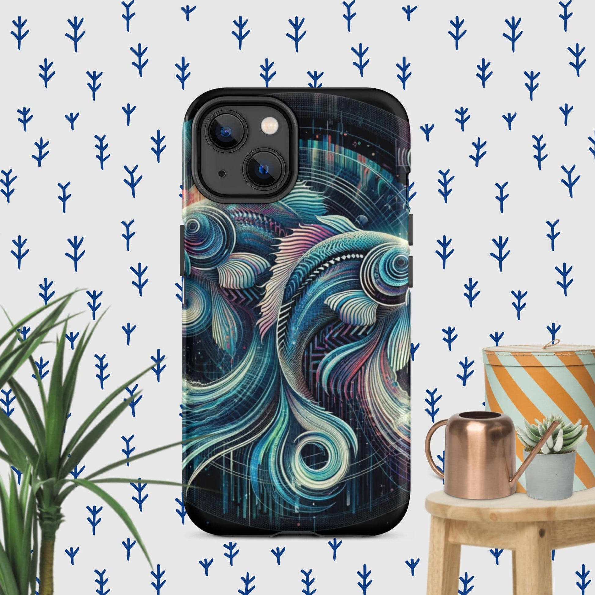 The Hologram Hook Up Matte / iPhone 14 Pisces Tough Case for iPhone®