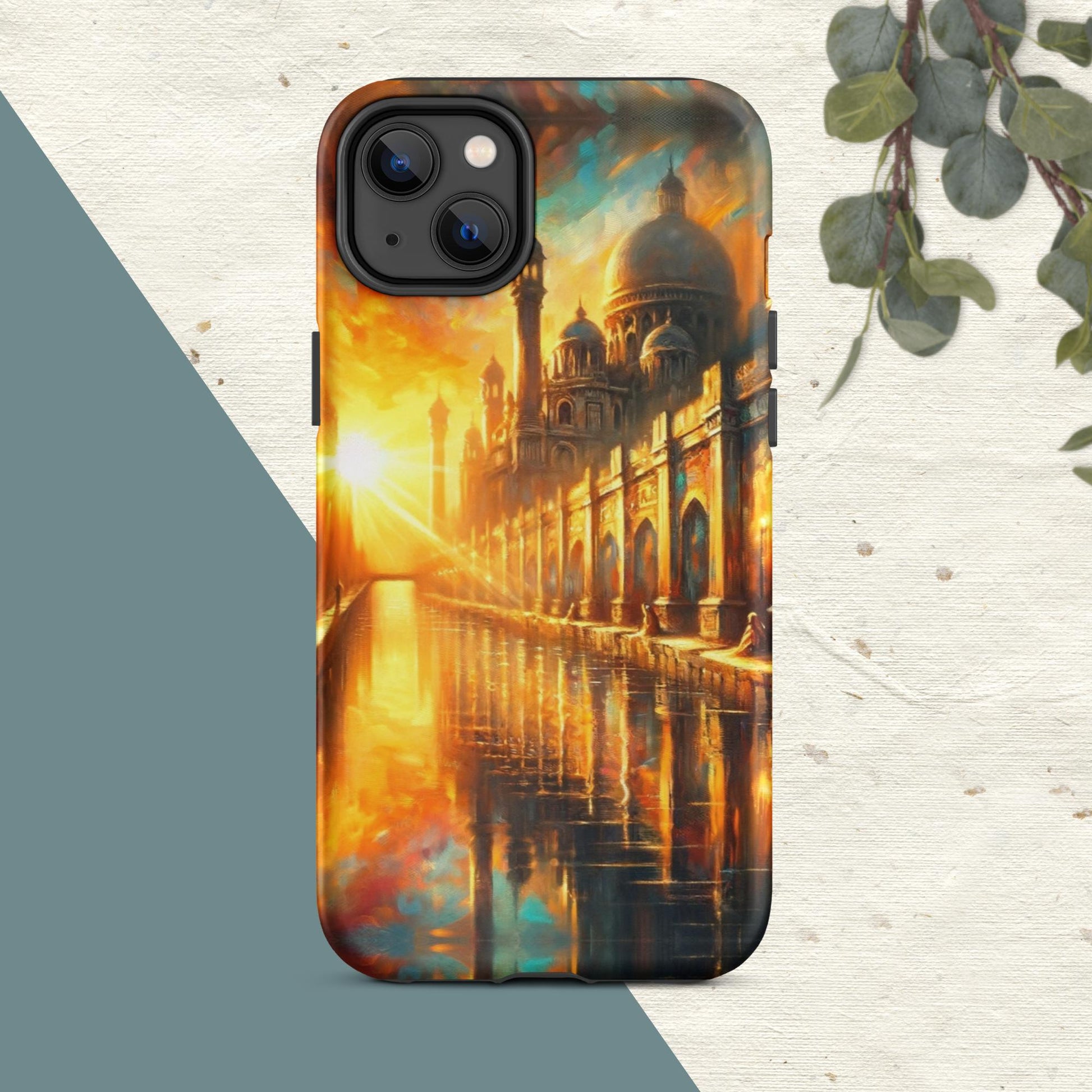 The Hologram Hook Up Matte / iPhone 14 Plus Ancient Trade Tough Case for iPhone®