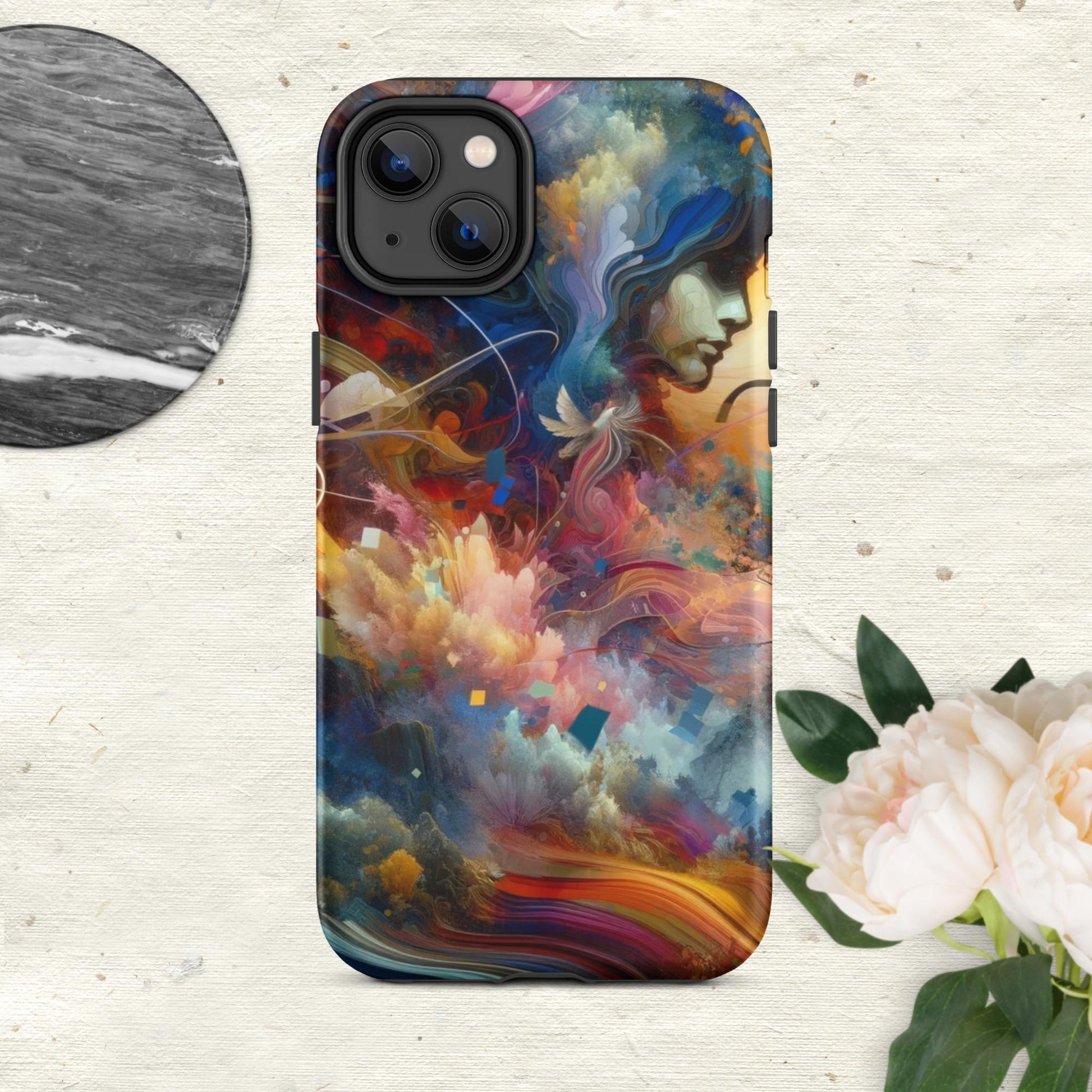 The Hologram Hook Up Matte / iPhone 14 Plus Blossoming Mind Tough Case for iPhone®