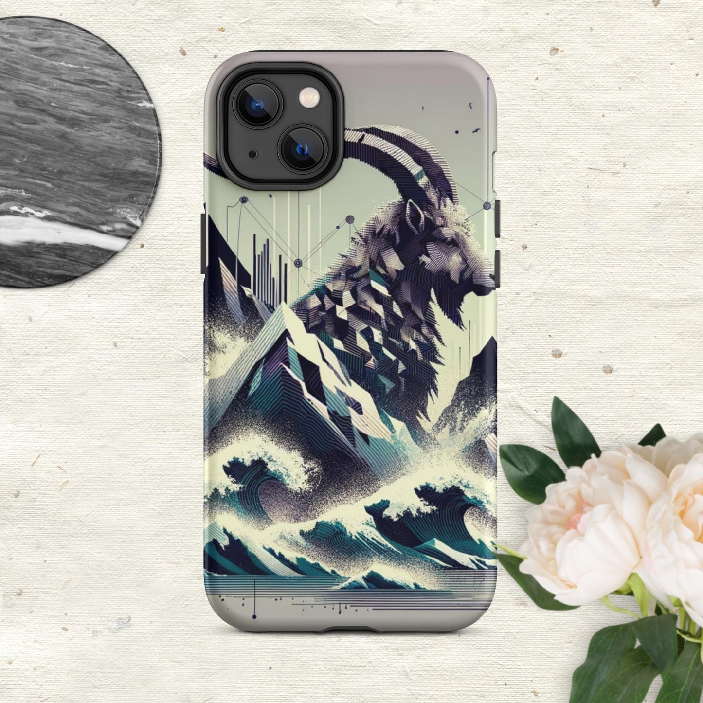 The Hologram Hook Up Matte / iPhone 14 Plus Capricorn Tough Case for iPhone®