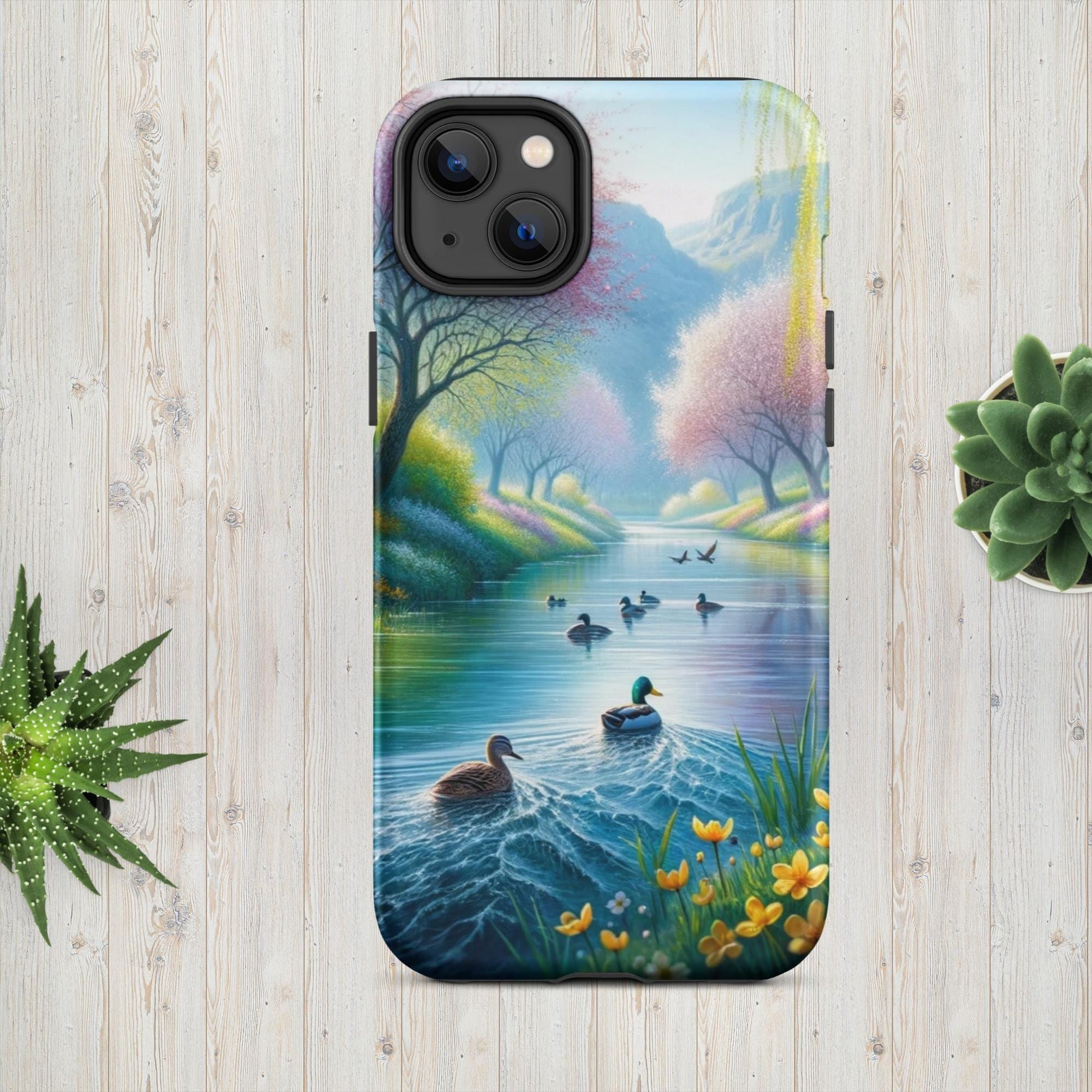 The Hologram Hook Up Matte / iPhone 14 Plus Duck's Haven Tough Case for iPhone®