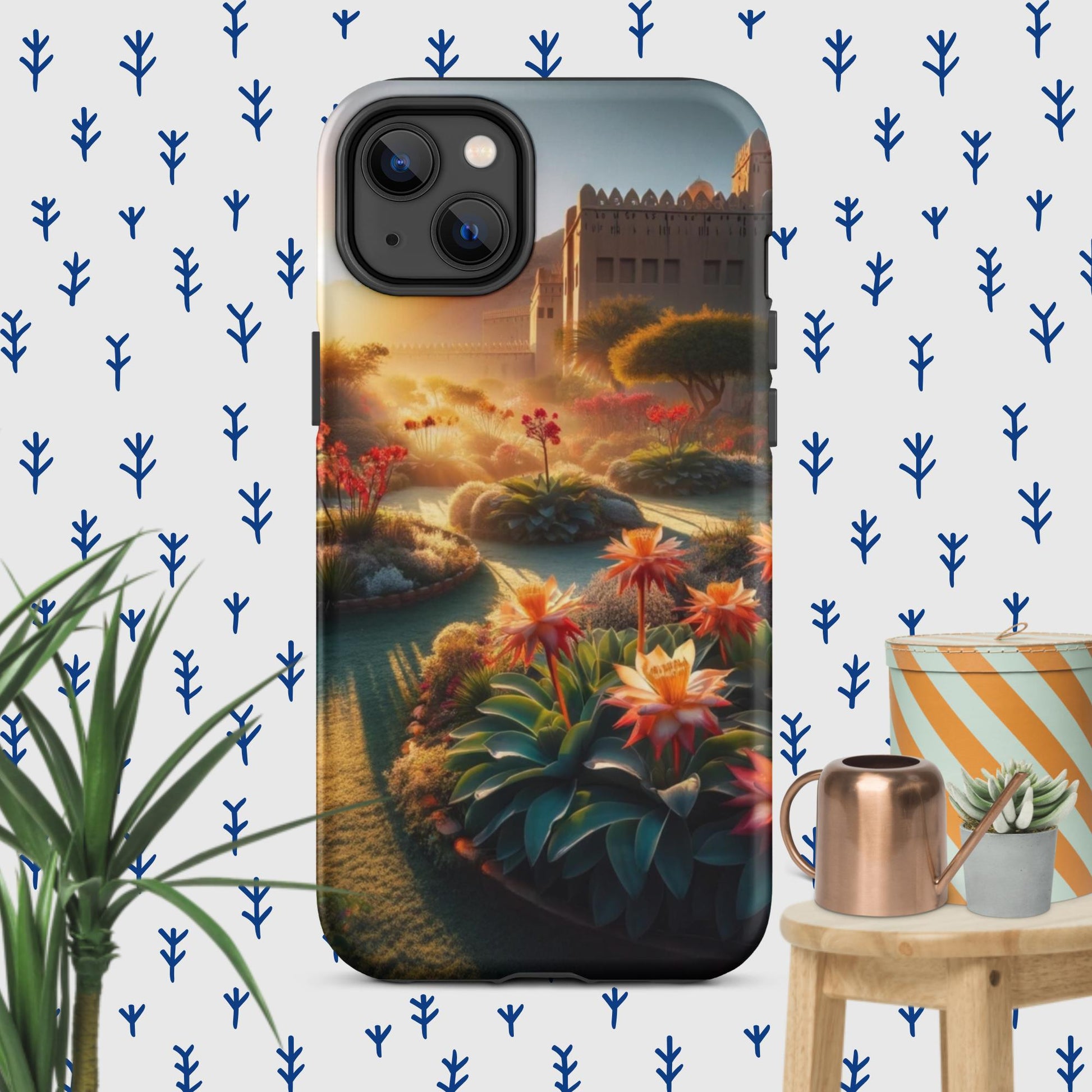 The Hologram Hook Up Matte / iPhone 14 Plus Enchanted Gardens Tough Case for iPhone®