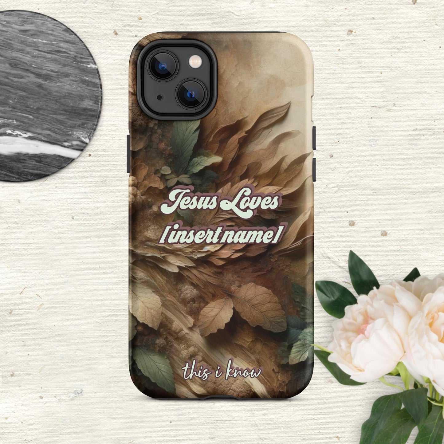 Trendyguard Matte / iPhone 14 Plus Jesus Loves [insertname] This I Know | Custom Tough Case for iPhone®