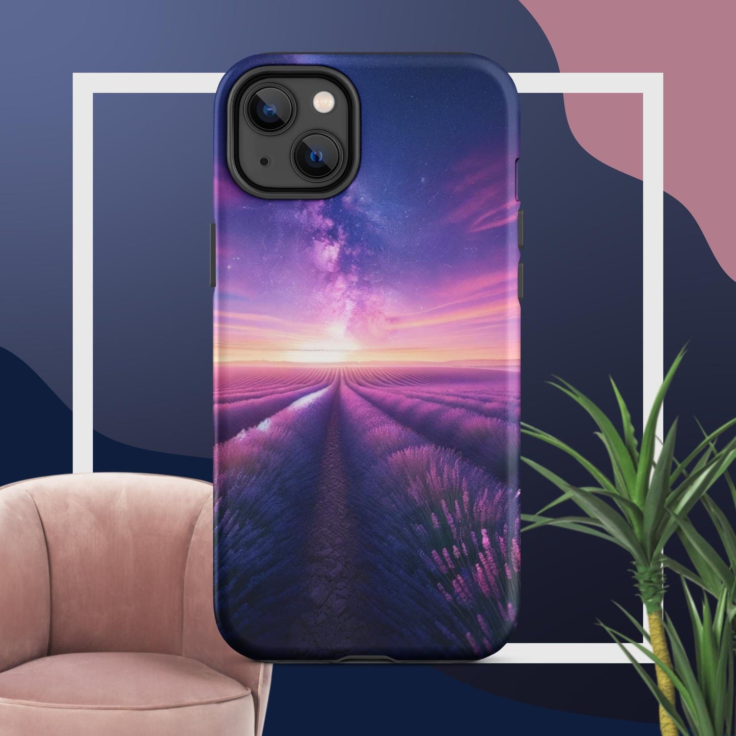 The Hologram Hook Up Matte / iPhone 14 Plus Lavender Fields Forever Tough Case for iPhone®