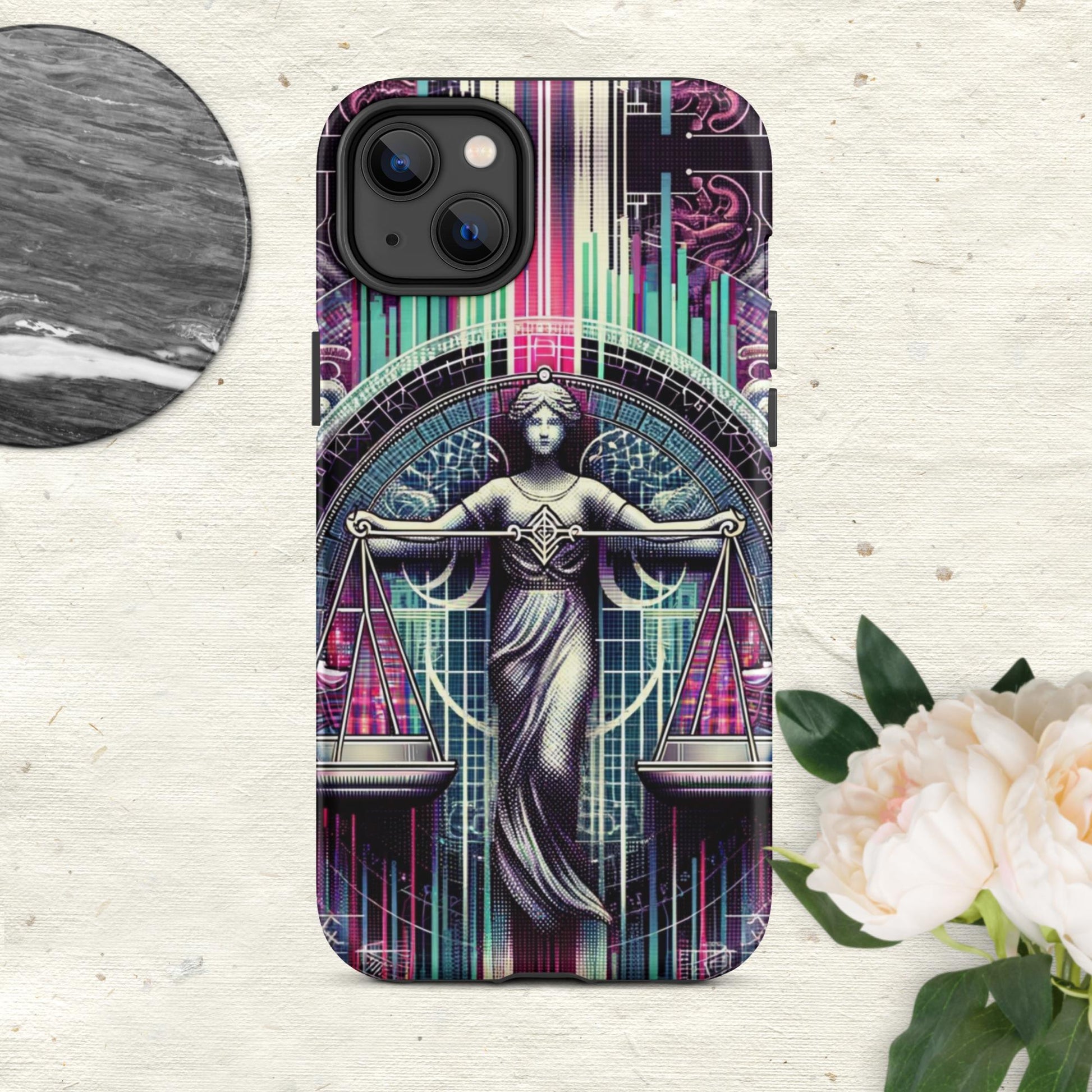 The Hologram Hook Up Matte / iPhone 14 Plus Libra Tough Case for iPhone®