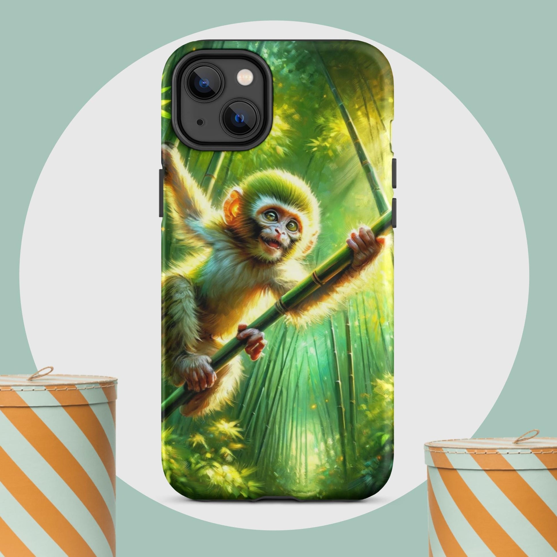 The Hologram Hook Up Matte / iPhone 14 Plus Monkey Tough Case for iPhone®