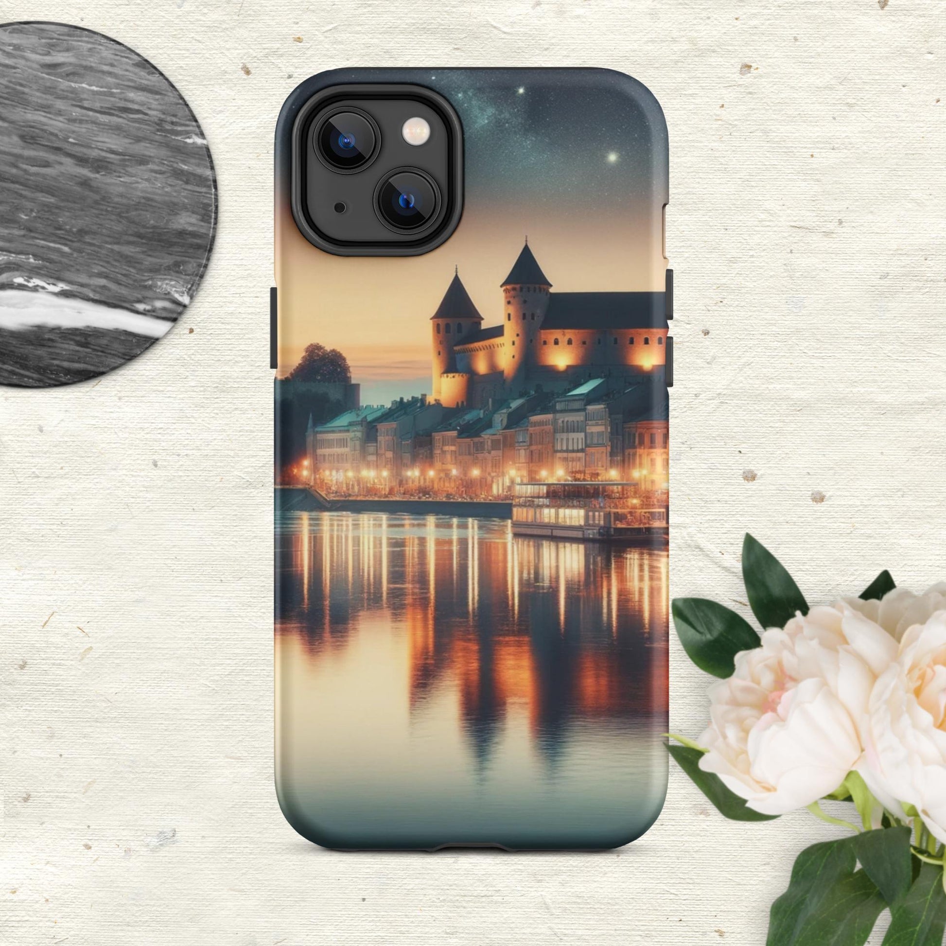 The Hologram Hook Up Matte / iPhone 14 Plus Peace River Tough Case for iPhone®