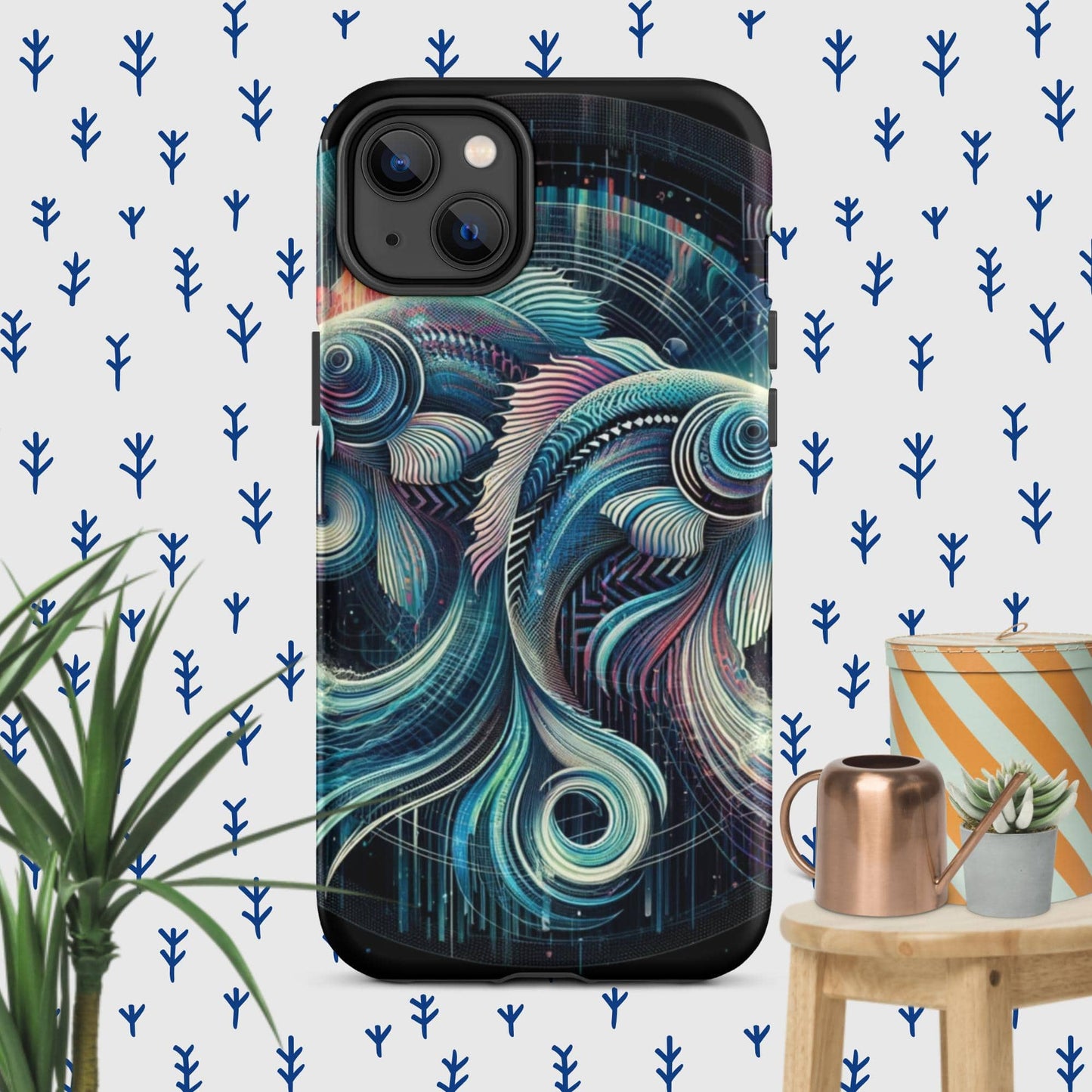 The Hologram Hook Up Matte / iPhone 14 Plus Pisces Tough Case for iPhone®