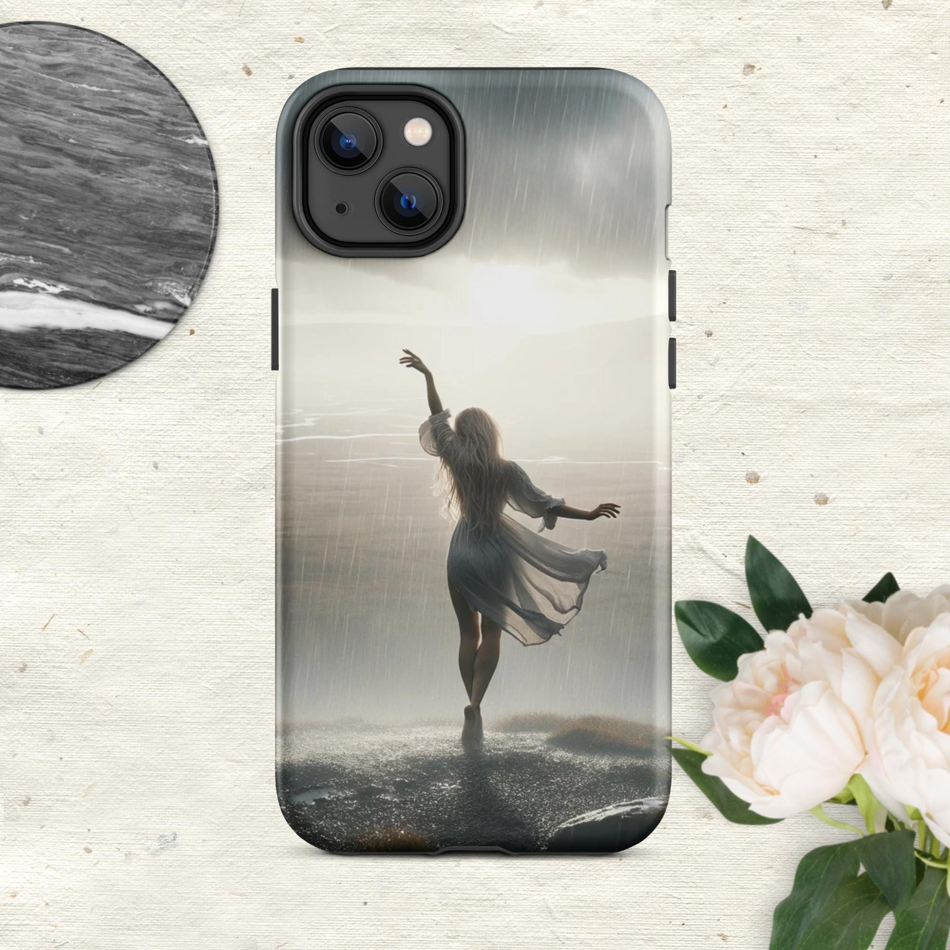 The Hologram Hook Up Matte / iPhone 14 Plus Rain Blessing Tough Case for iPhone®