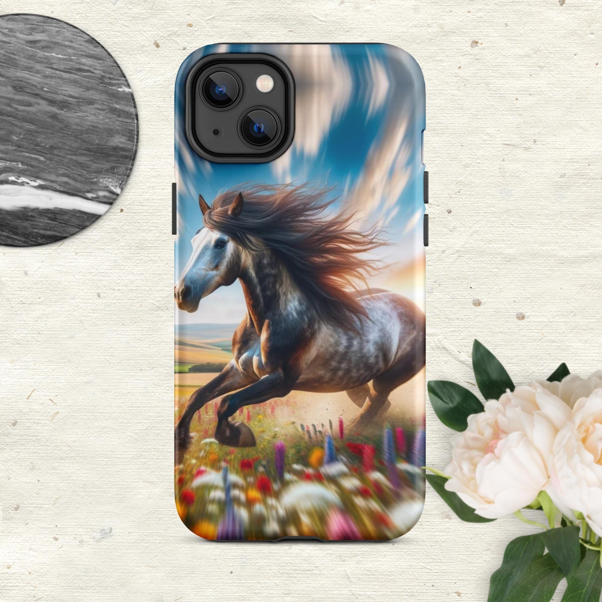 The Hologram Hook Up Matte / iPhone 14 Plus Speed Horse Tough Case for iPhone®