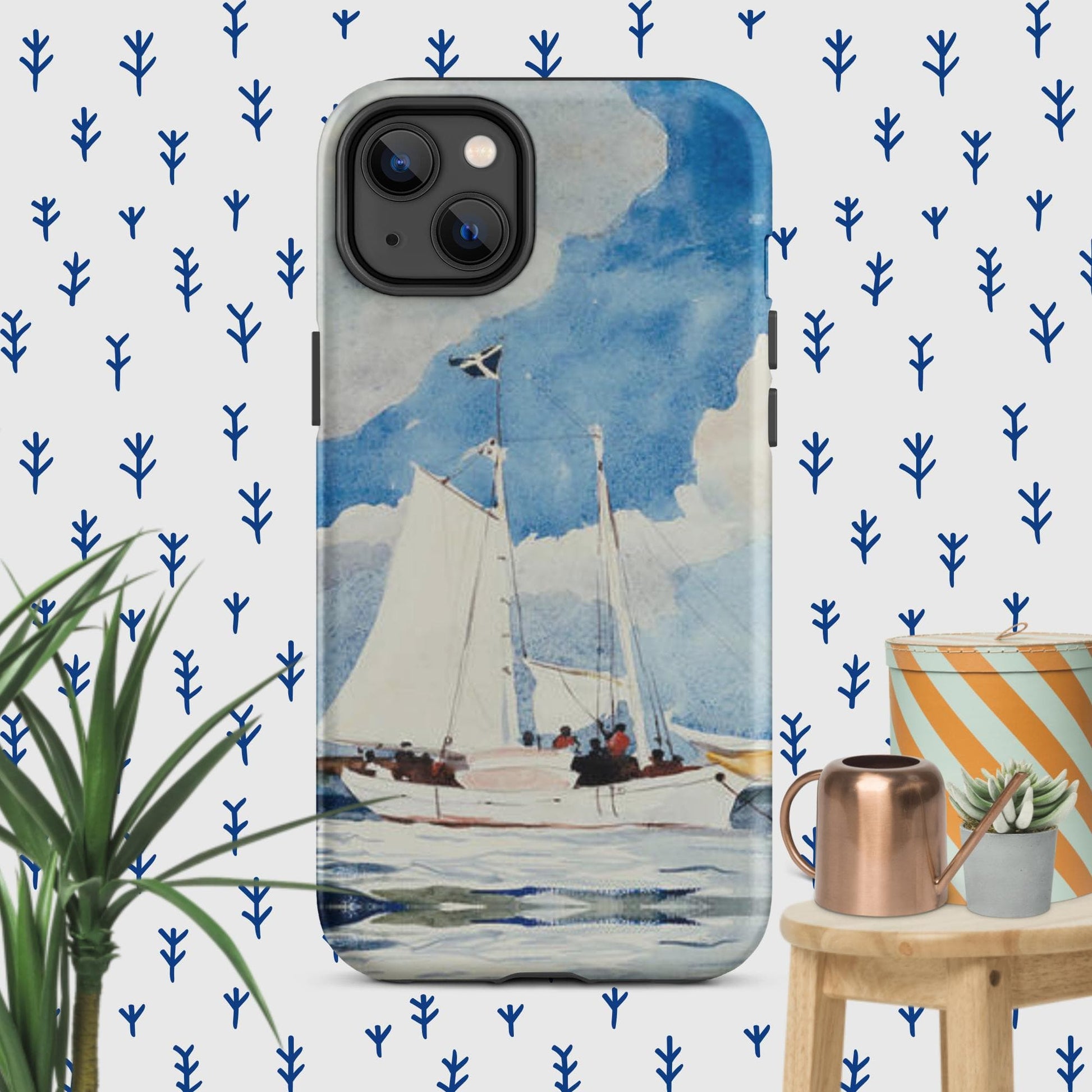 The Hologram Hook Up Matte / iPhone 14 Plus Winslow's Schooner Tough Case for iPhone®