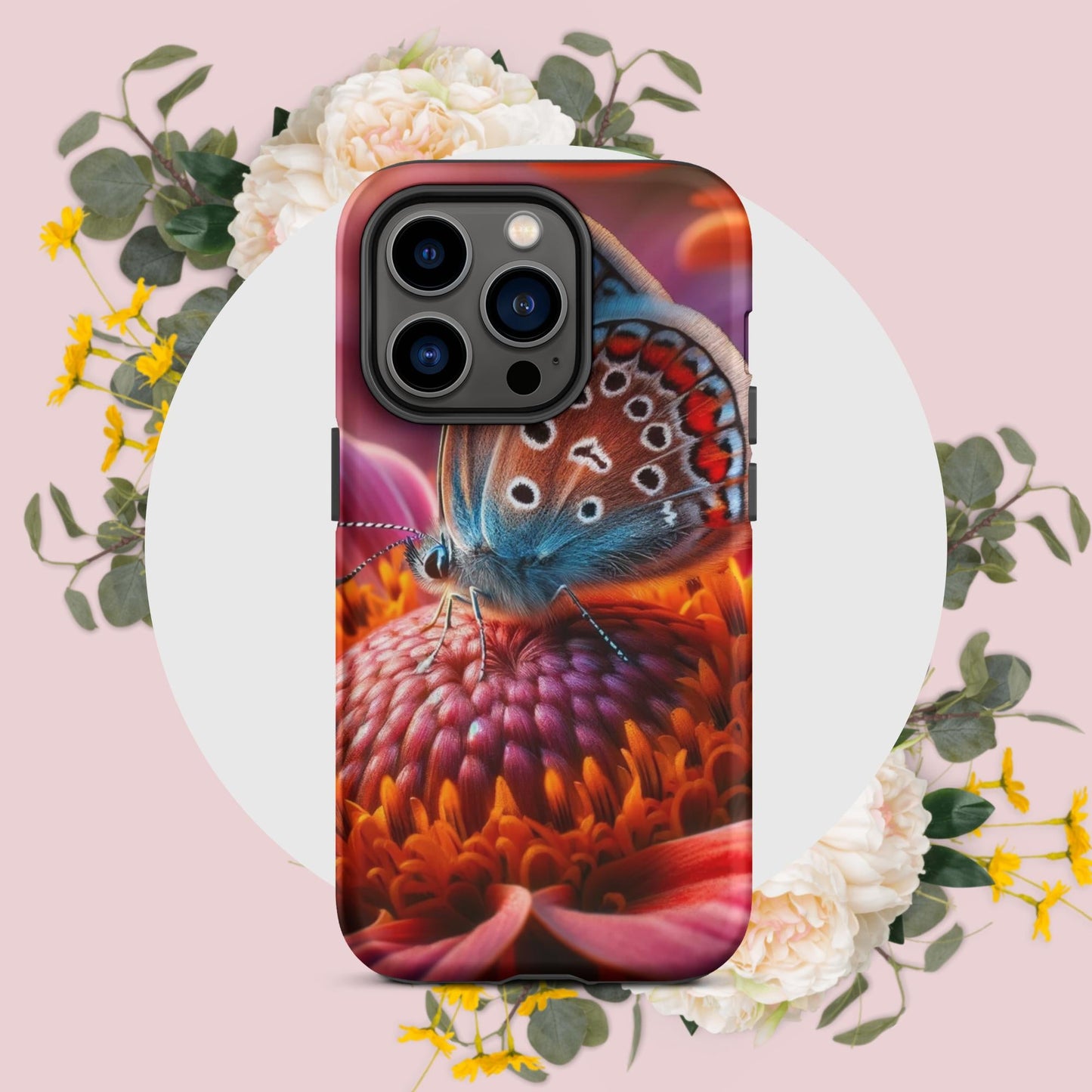 The Hologram Hook Up Matte / iPhone 14 Pro Butterfly Abode Tough Case for iPhone®