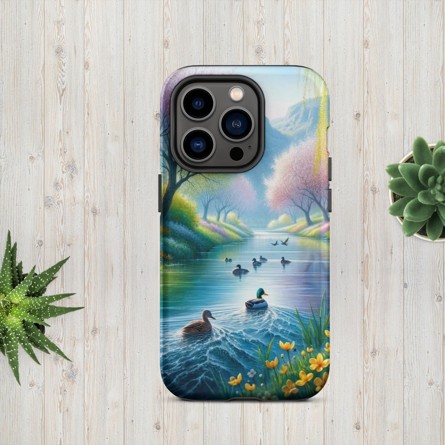 The Hologram Hook Up Matte / iPhone 14 Pro Duck's Haven Tough Case for iPhone®