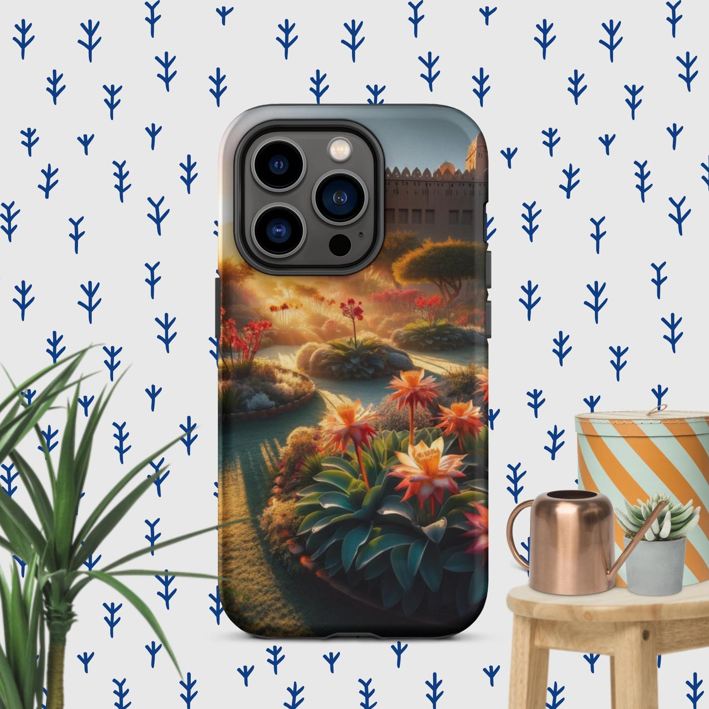 The Hologram Hook Up Matte / iPhone 14 Pro Enchanted Gardens Tough Case for iPhone®