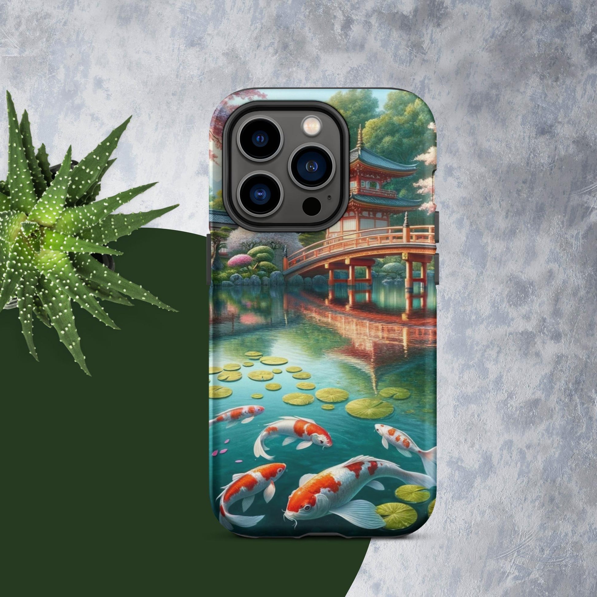 The Hologram Hook Up Matte / iPhone 14 Pro Koi Paradise Tough Case for iPhone®