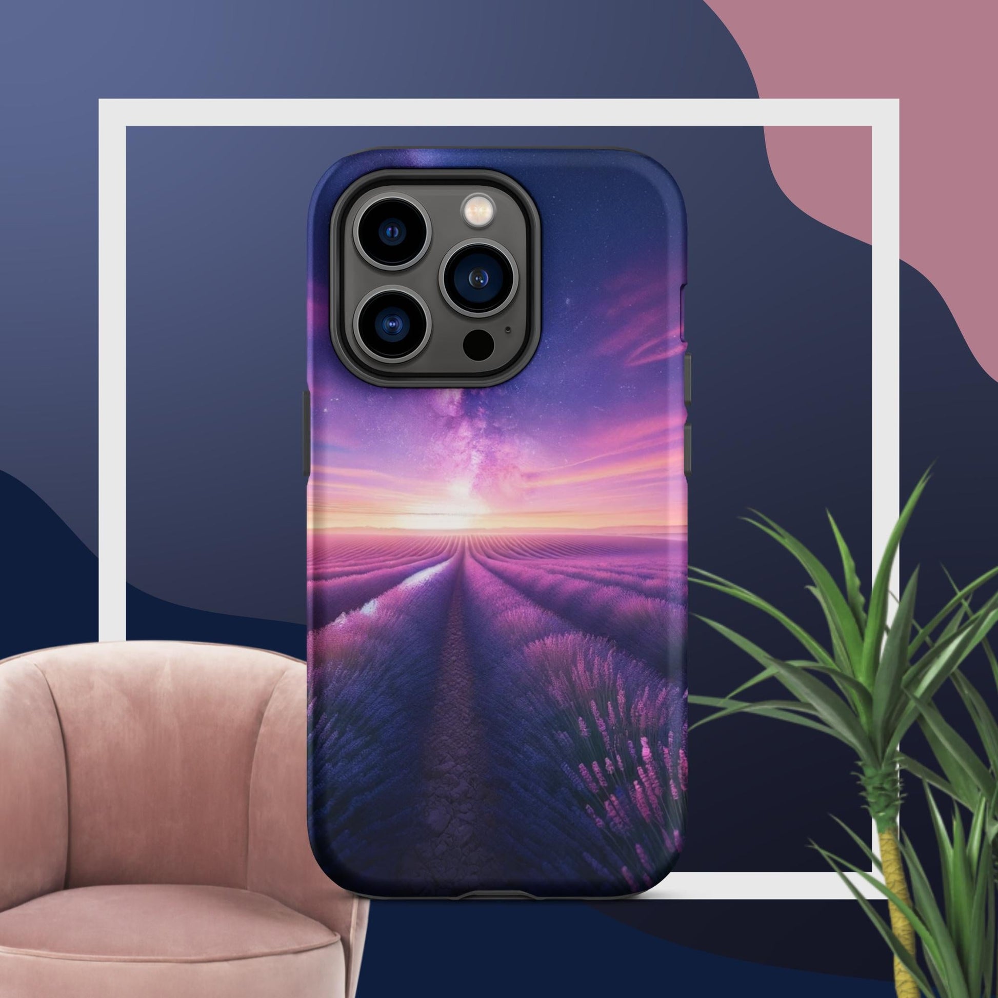 The Hologram Hook Up Matte / iPhone 14 Pro Lavender Fields Forever Tough Case for iPhone®