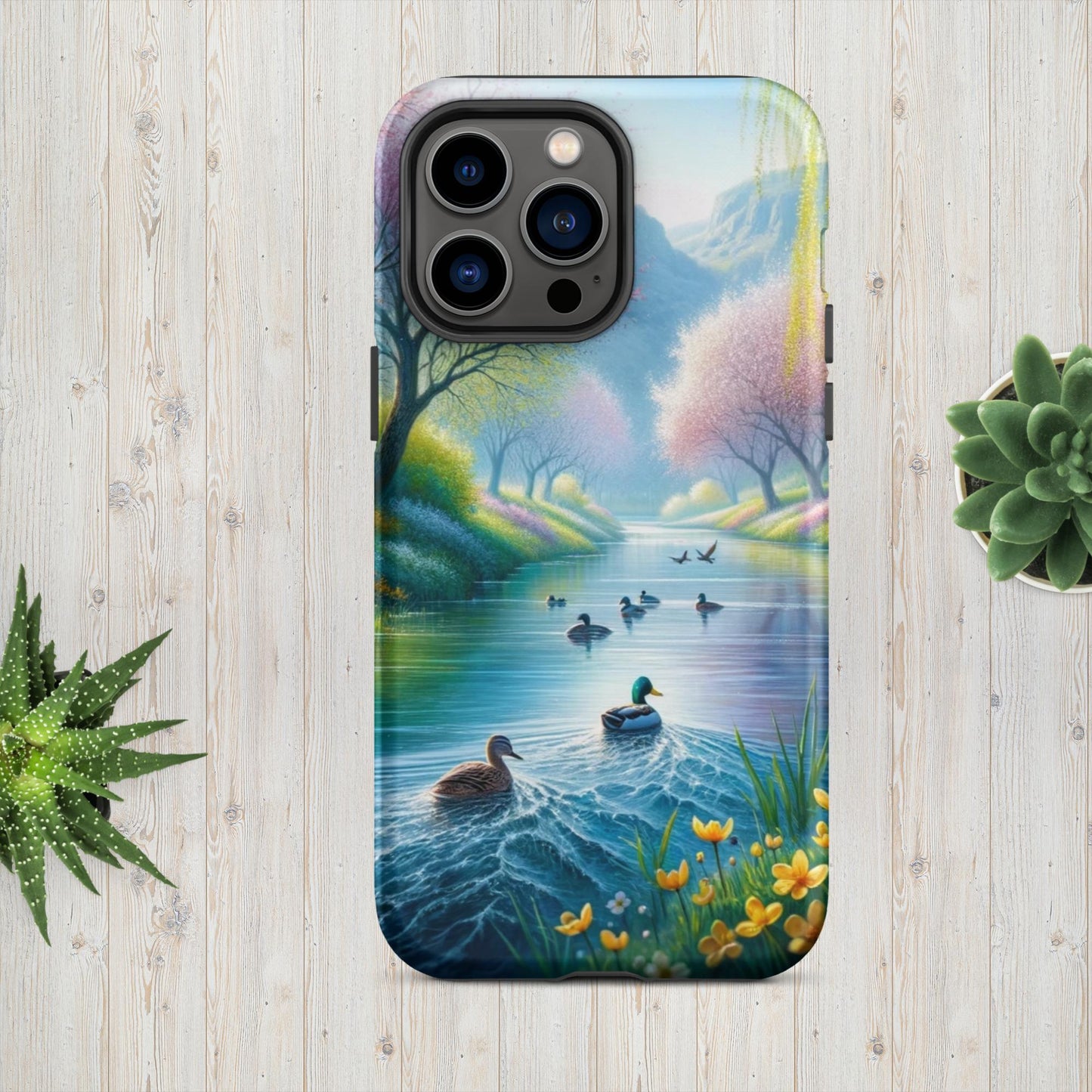 The Hologram Hook Up Matte / iPhone 14 Pro Max Duck's Haven Tough Case for iPhone®