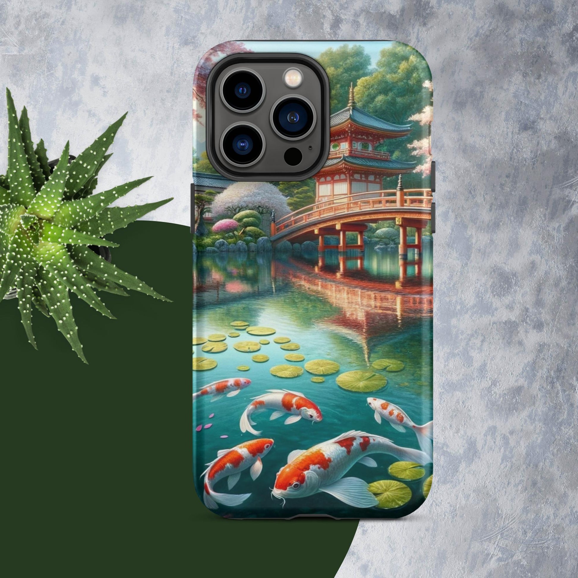 The Hologram Hook Up Matte / iPhone 14 Pro Max Koi Paradise Tough Case for iPhone®