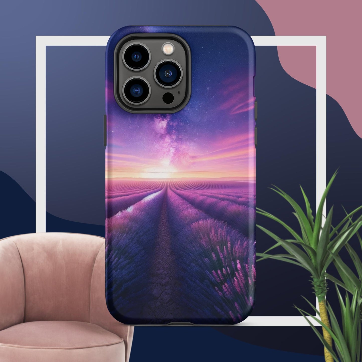 The Hologram Hook Up Matte / iPhone 14 Pro Max Lavender Fields Forever Tough Case for iPhone®