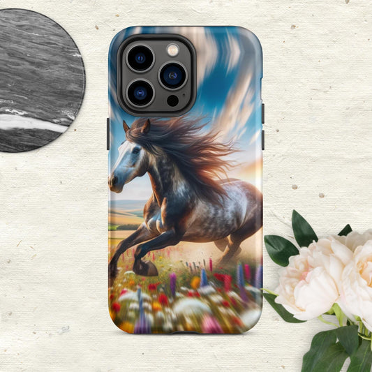 The Hologram Hook Up Matte / iPhone 14 Pro Max Speed Horse Tough Case for iPhone®