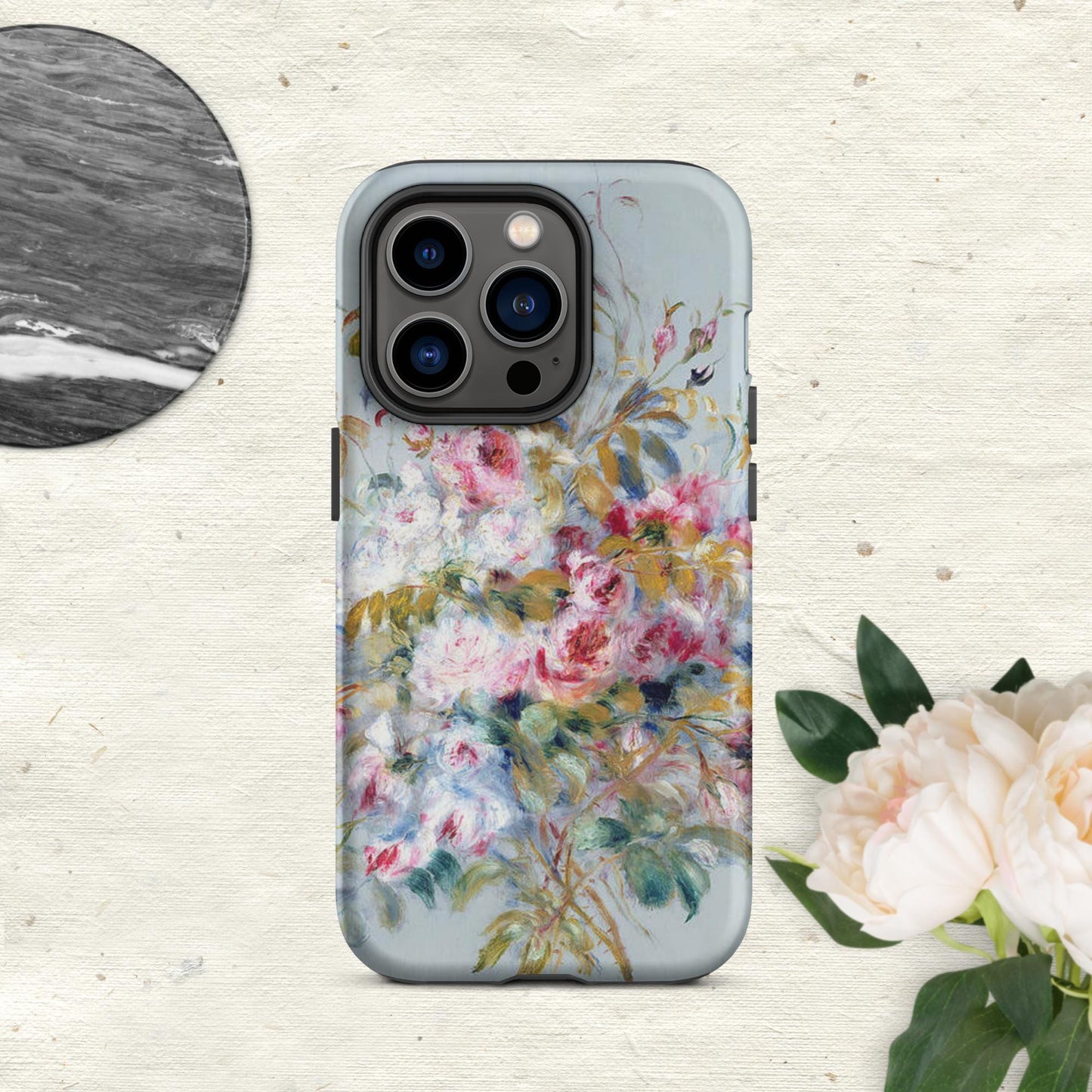 The Hologram Hook Up Matte / iPhone 14 Pro Pierre's Roses Tough Case for iPhone®