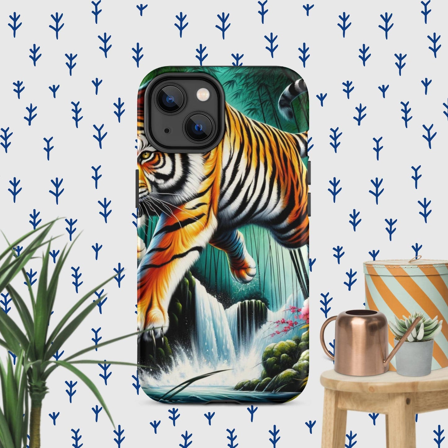 The Hologram Hook Up Matte / iPhone 14 Tiger Tough Case for iPhone®