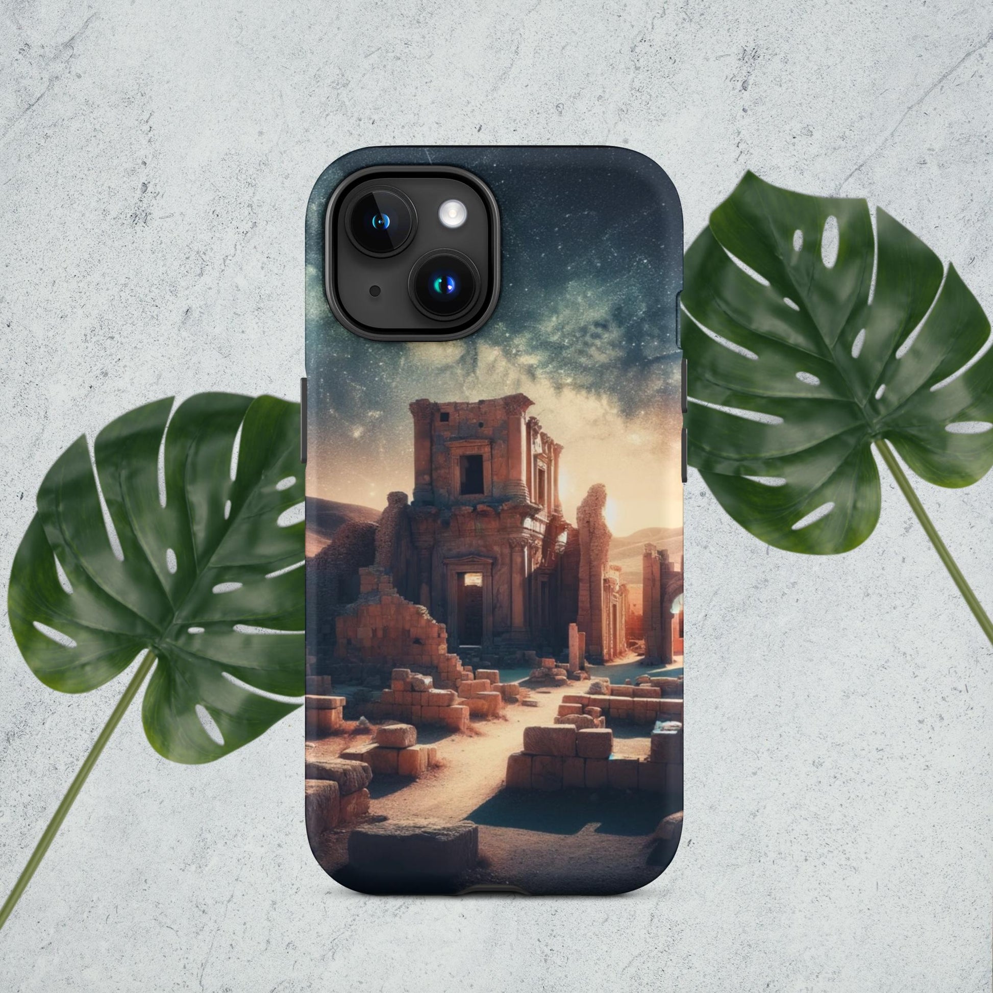 The Hologram Hook Up Matte / iPhone 15 Ancient Riches Tough Case for iPhone®