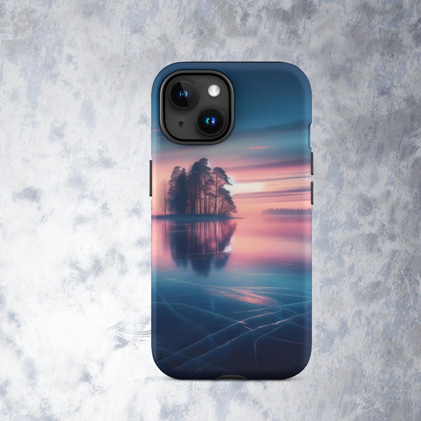 The Hologram Hook Up Matte / iPhone 15 Beauty On Ice Tough Case for iPhone®