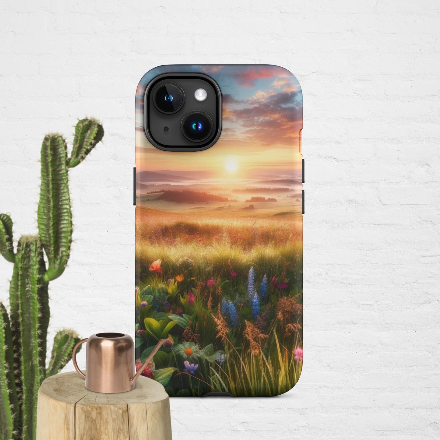 The Hologram Hook Up Matte / iPhone 15 Dewy Horizons Tough Case for iPhone®