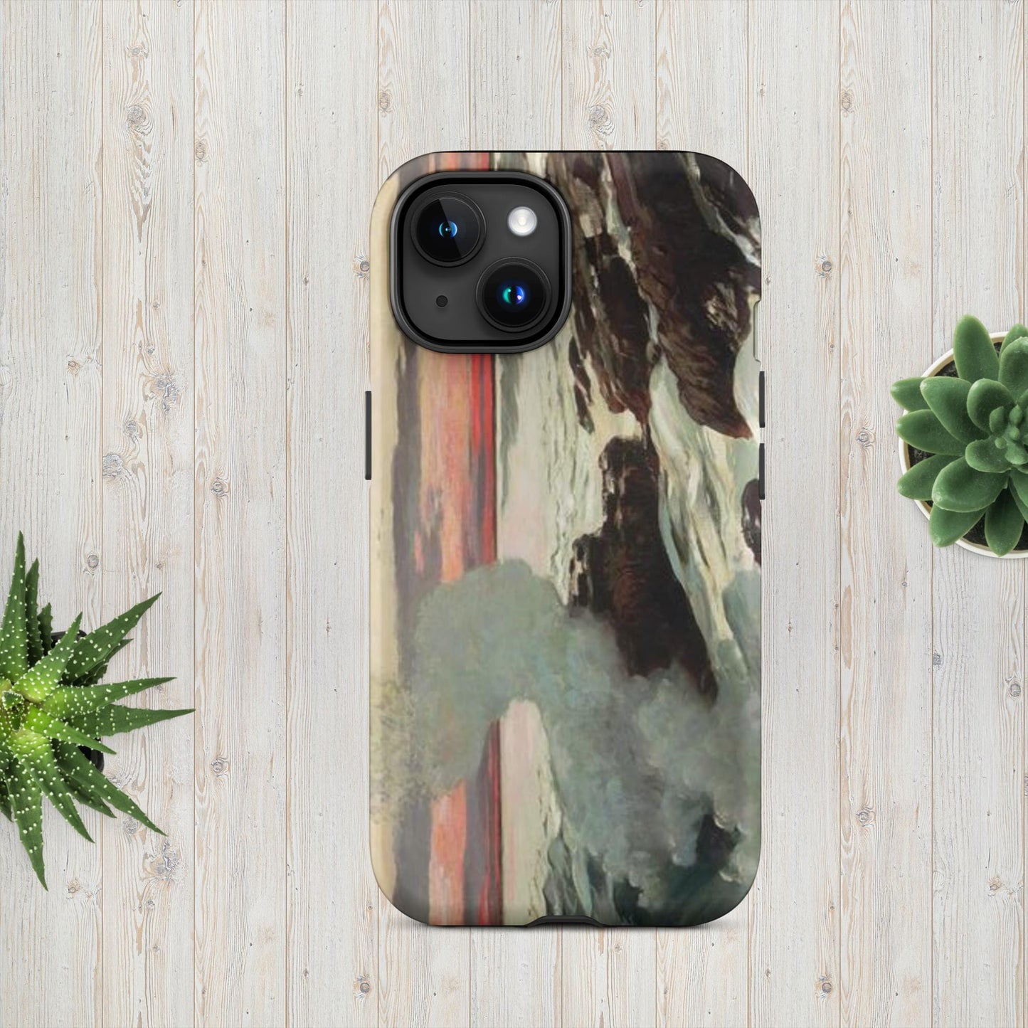 The Hologram Hook Up Matte / iPhone 15 Homer's West Point Tough Case for iPhone®