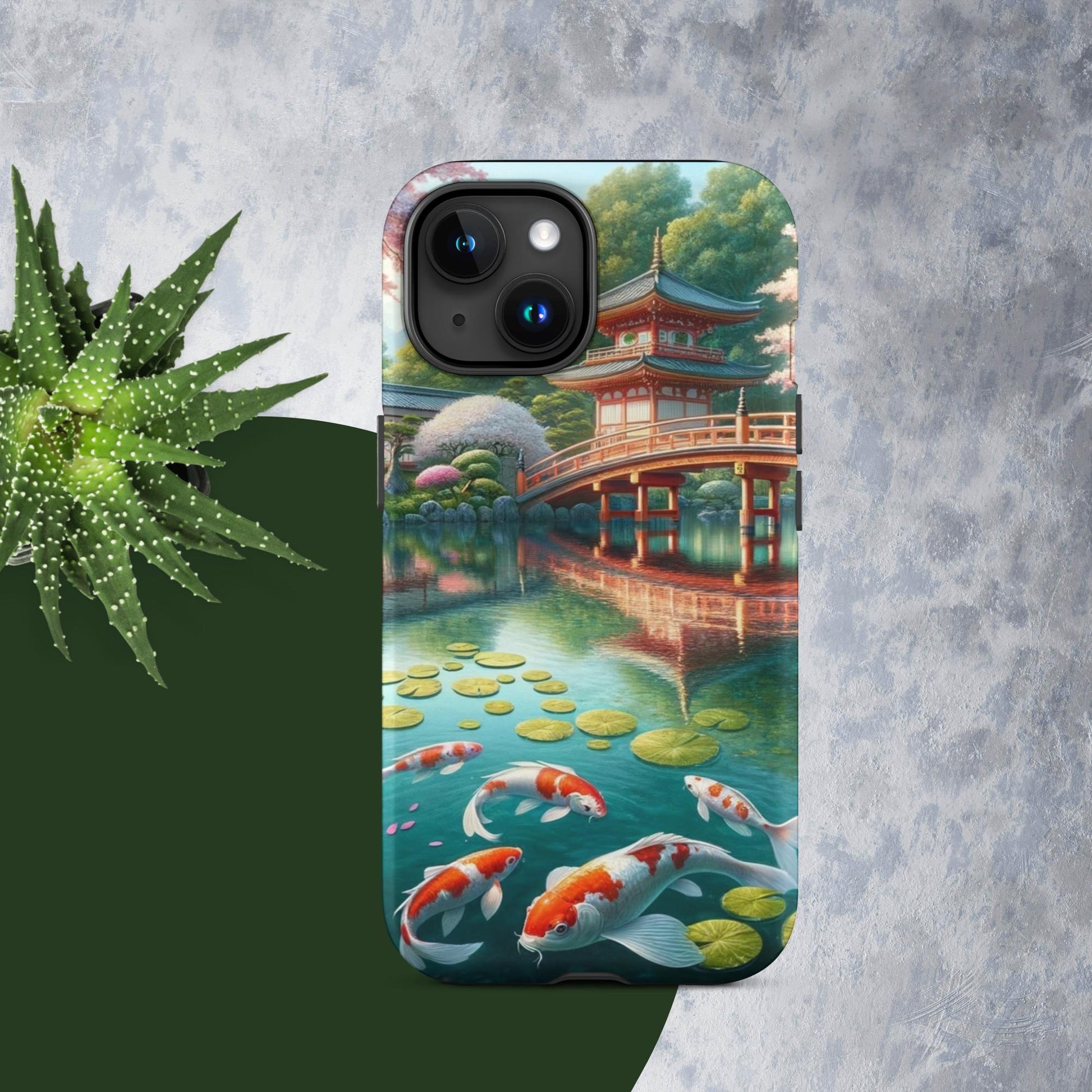 The Hologram Hook Up Matte / iPhone 15 Koi Paradise Tough Case for iPhone®