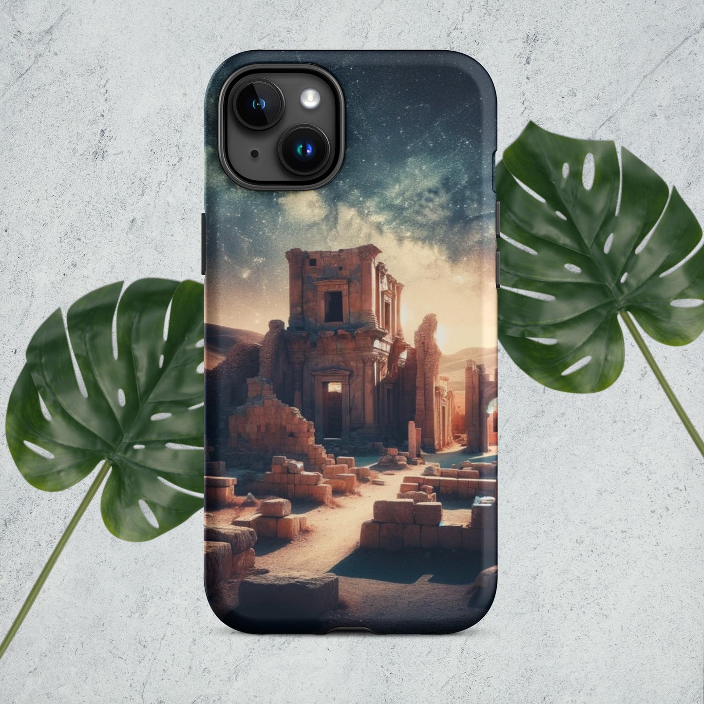The Hologram Hook Up Matte / iPhone 15 Plus Ancient Riches Tough Case for iPhone®