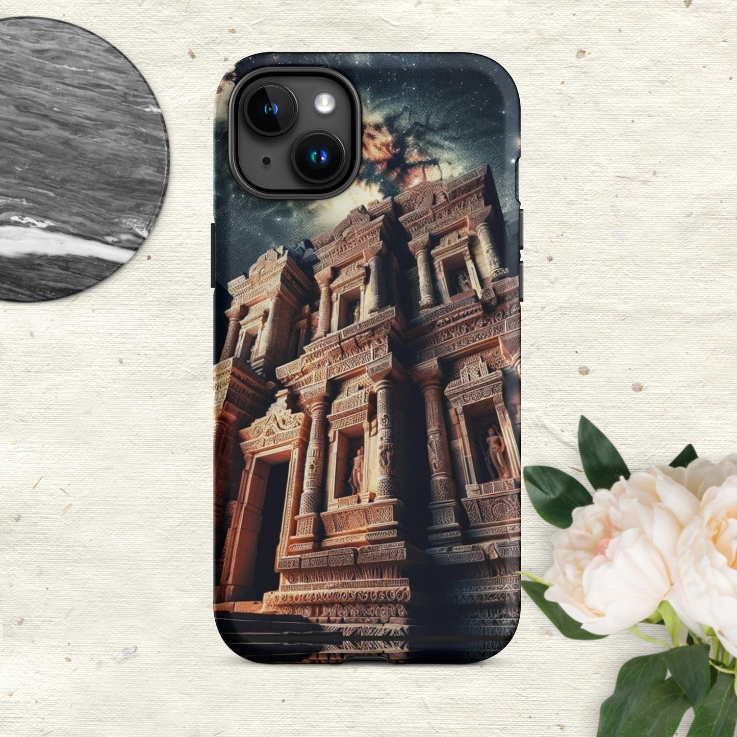 The Hologram Hook Up Matte / iPhone 15 Plus Ancient Skies Tough Case for iPhone®