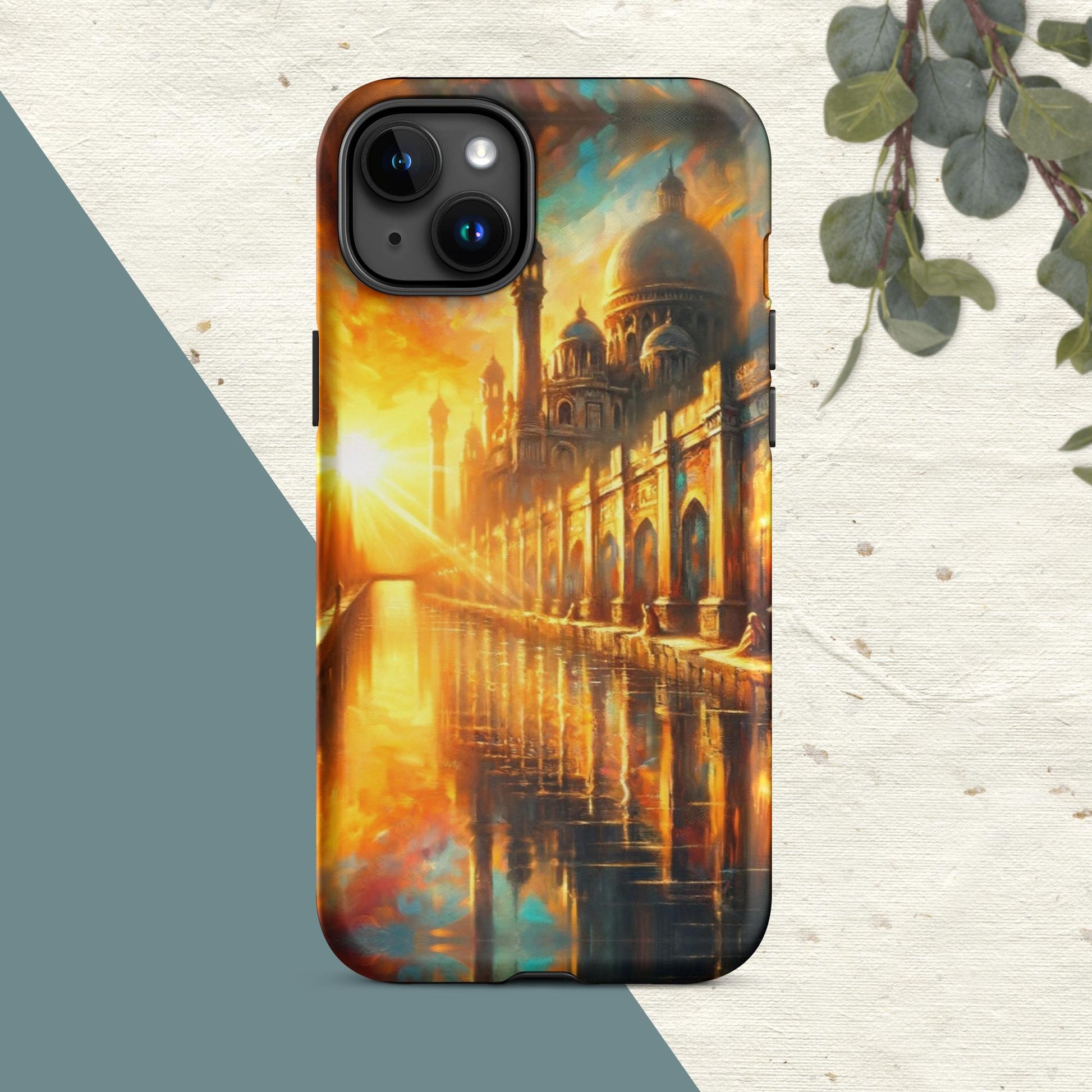 The Hologram Hook Up Matte / iPhone 15 Plus Ancient Trade Tough Case for iPhone®