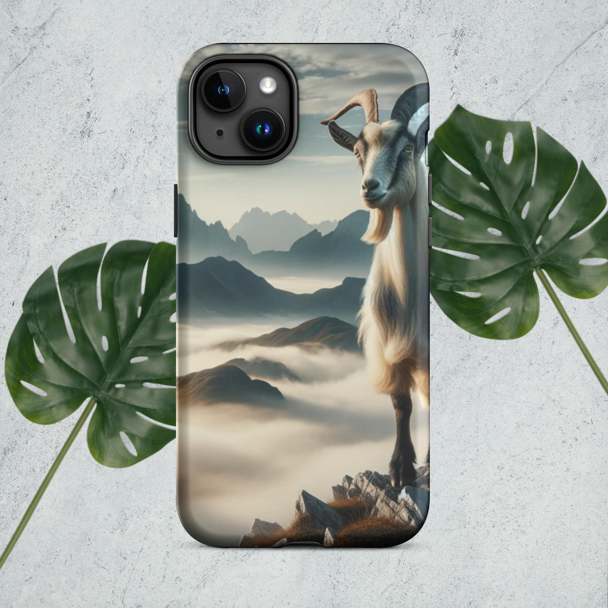 The Hologram Hook Up Matte / iPhone 15 Plus Goat Tough Case for iPhone®